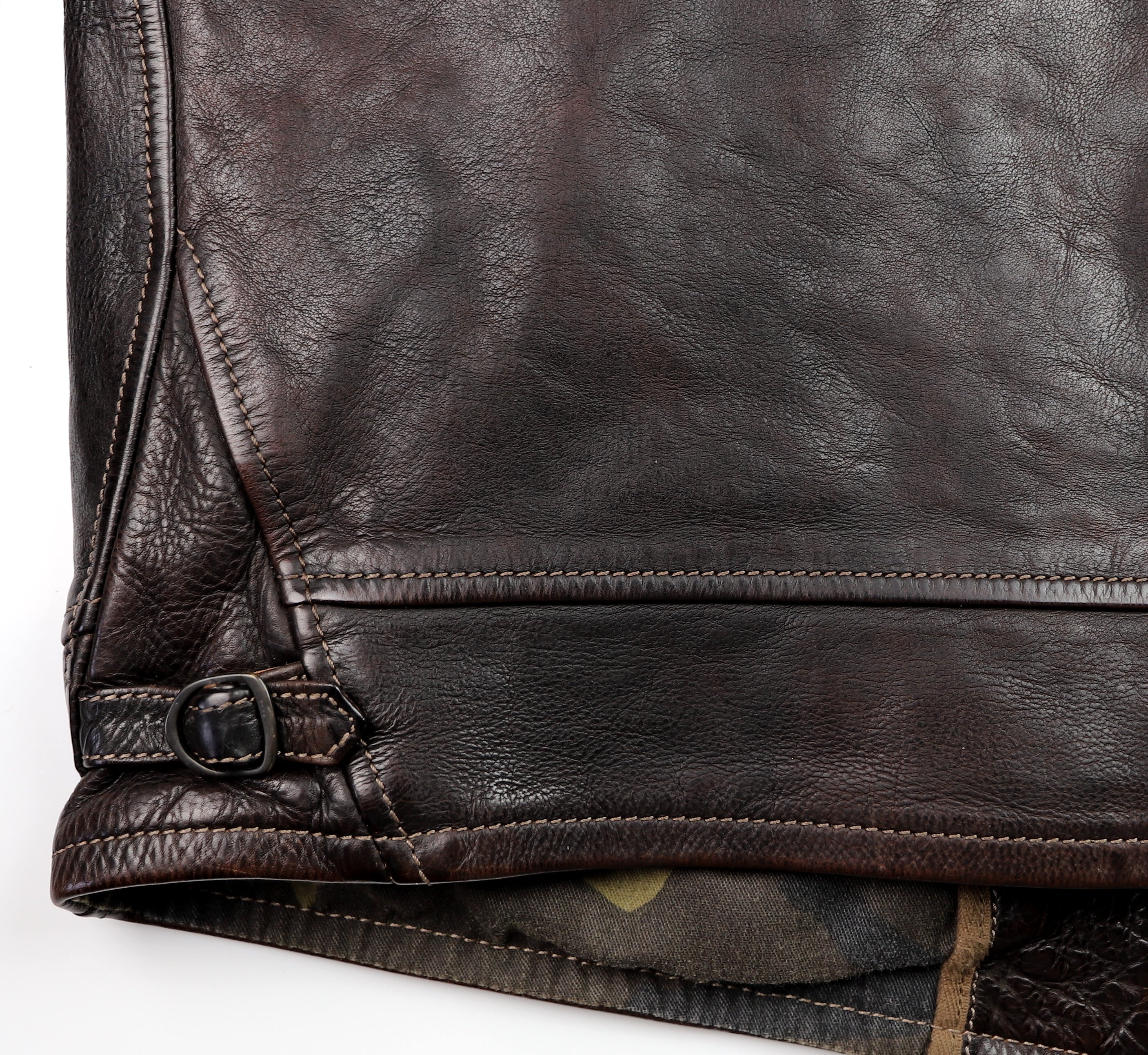 Thedi Markos Zip-Up Shawl Collar Jacket, size 2XL, Brown Canneto Cowhide