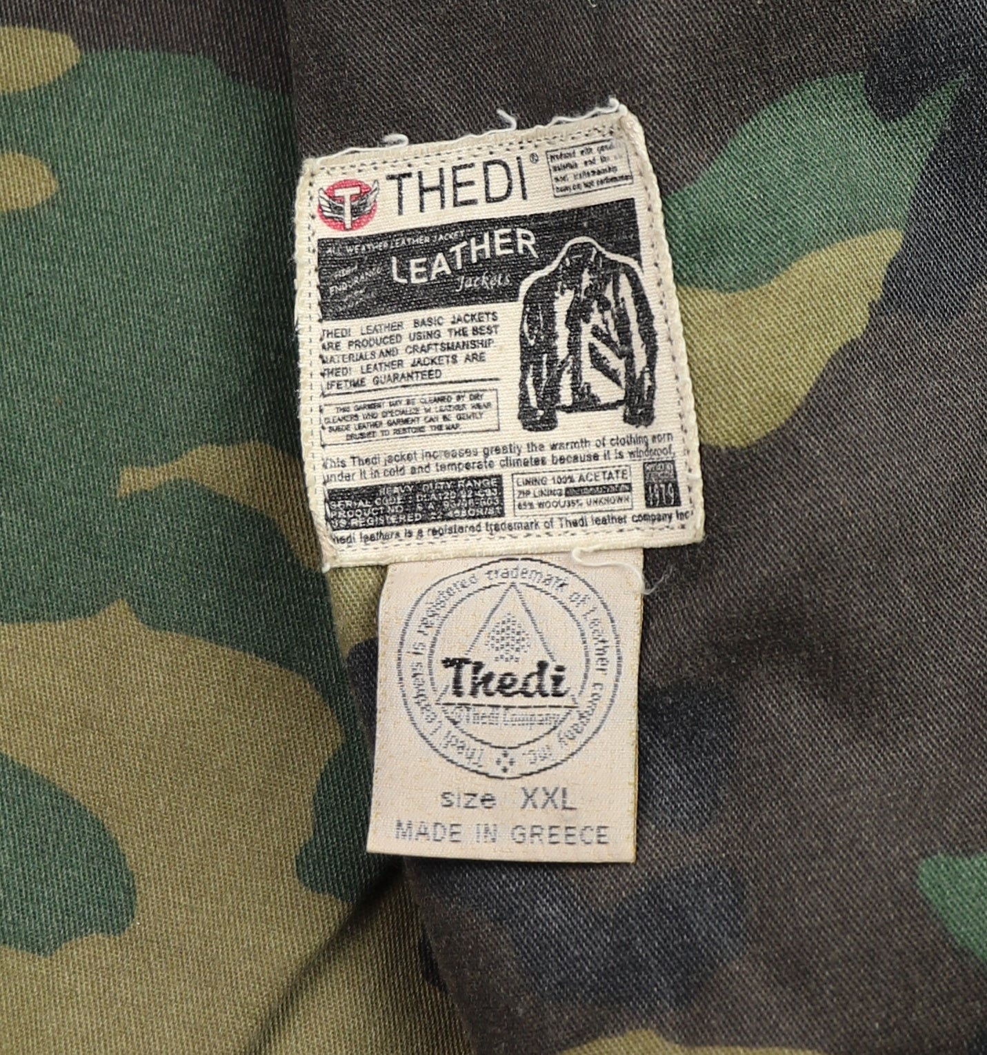 Thedi Markos Zip-Up Shawl Collar Jacket, size 2XL, Brown Canneto Cowhide