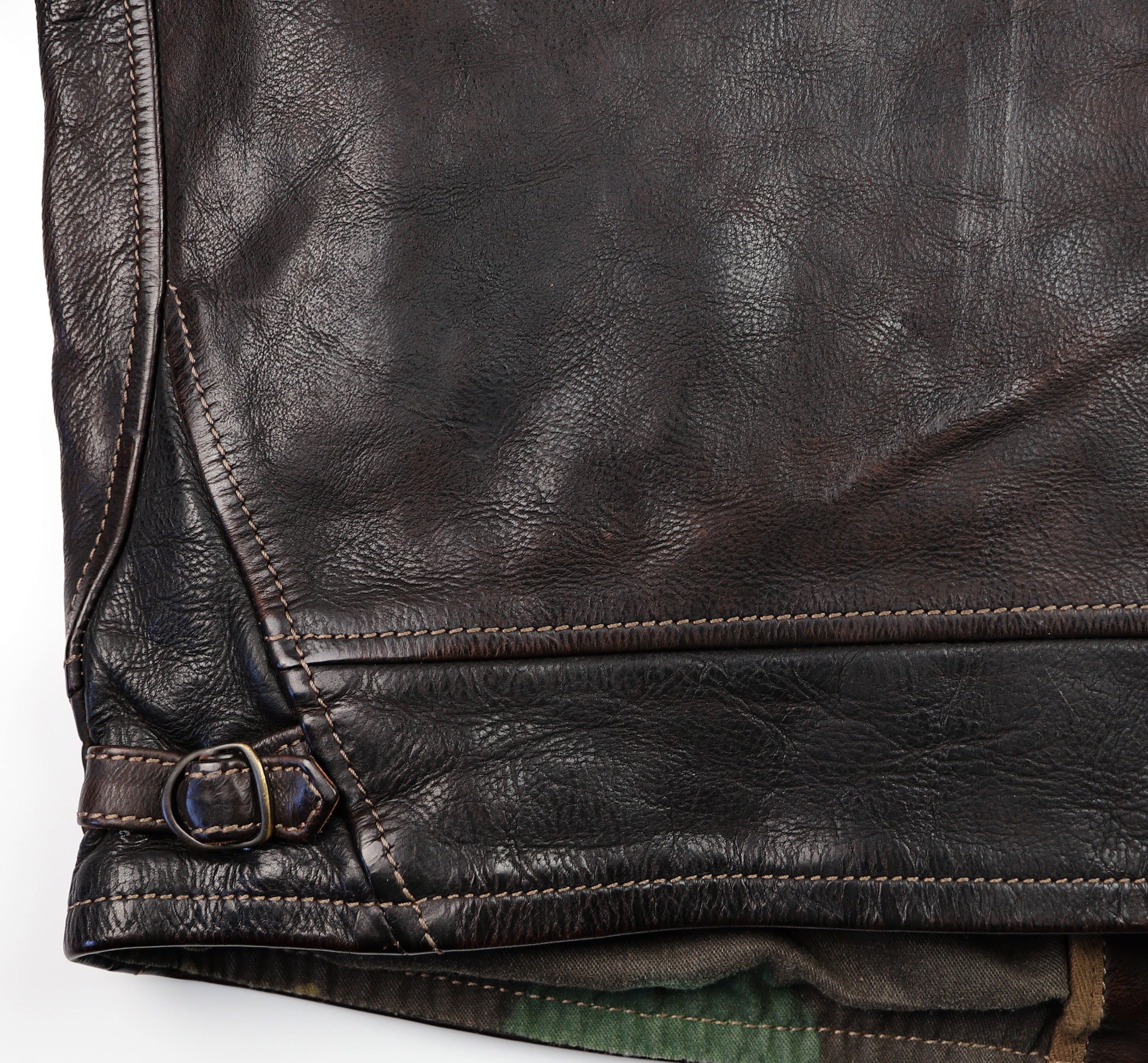 Thedi Markos Zip-Up Shawl Collar Jacket, size 3XL, Brown Canneto Cowhide