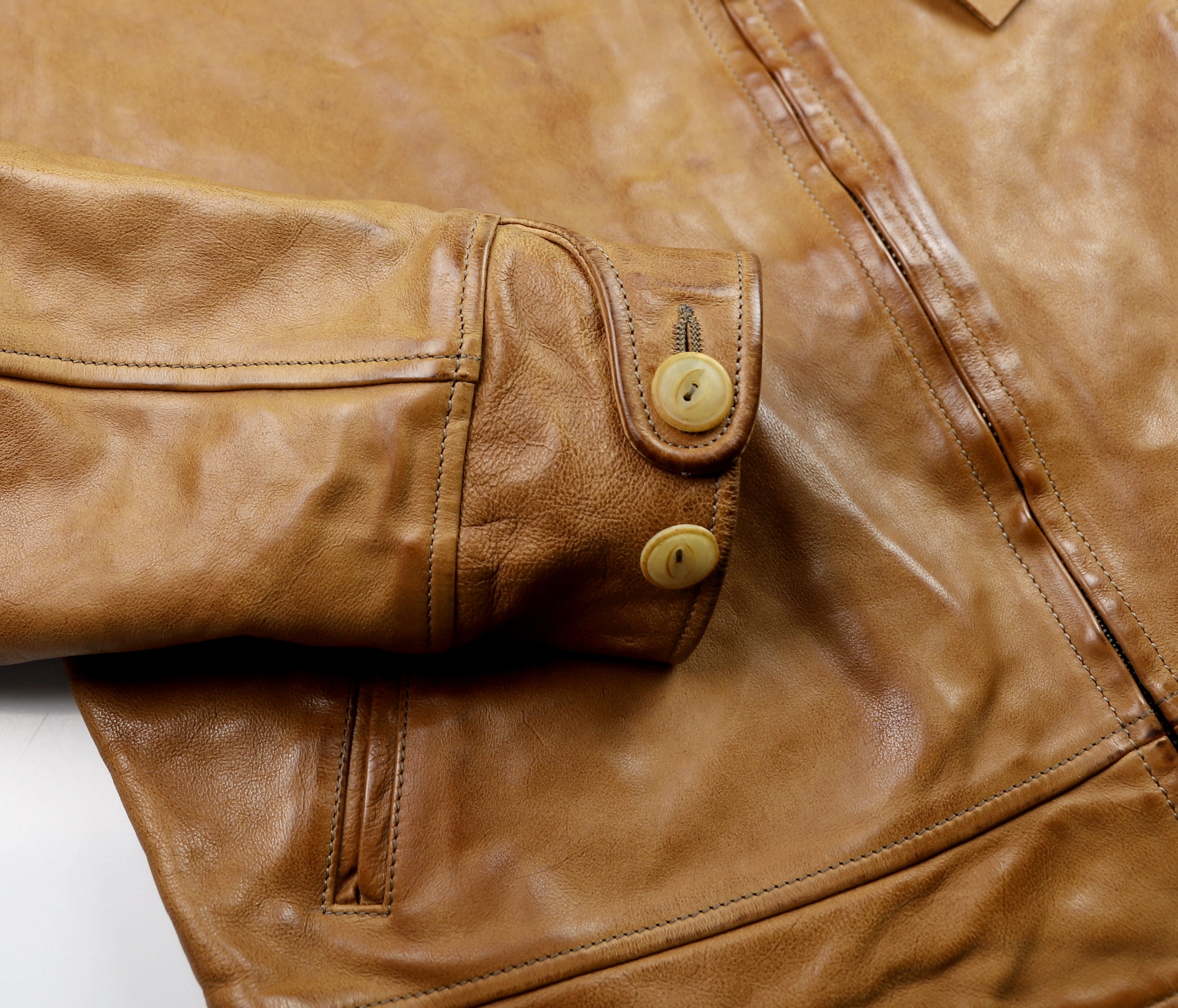 Thedi Markos Zip-Up Shawl Collar Jacket, size XXL, Cuoio Buffalo