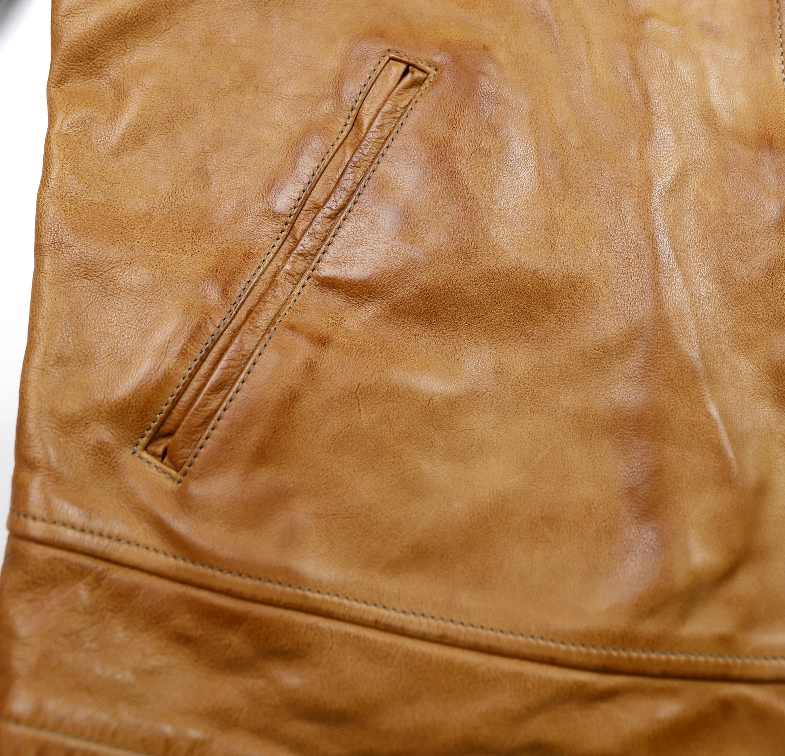 Thedi Markos Zip-Up Shawl Collar Jacket, size XXL, Cuoio Buffalo