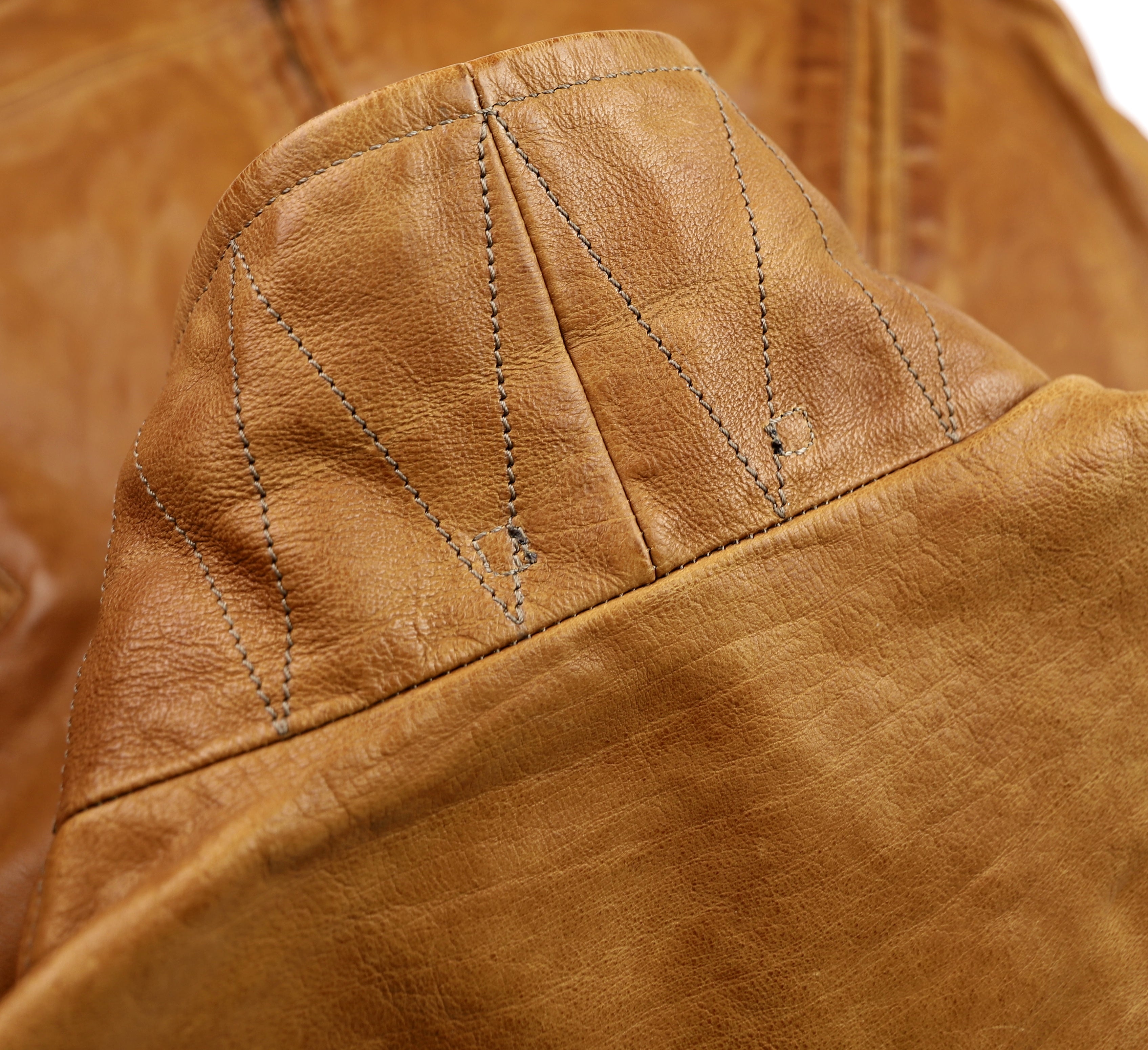 Thedi Markos Zip-Up Shawl Collar Jacket, size XXL, Cuoio Buffalo