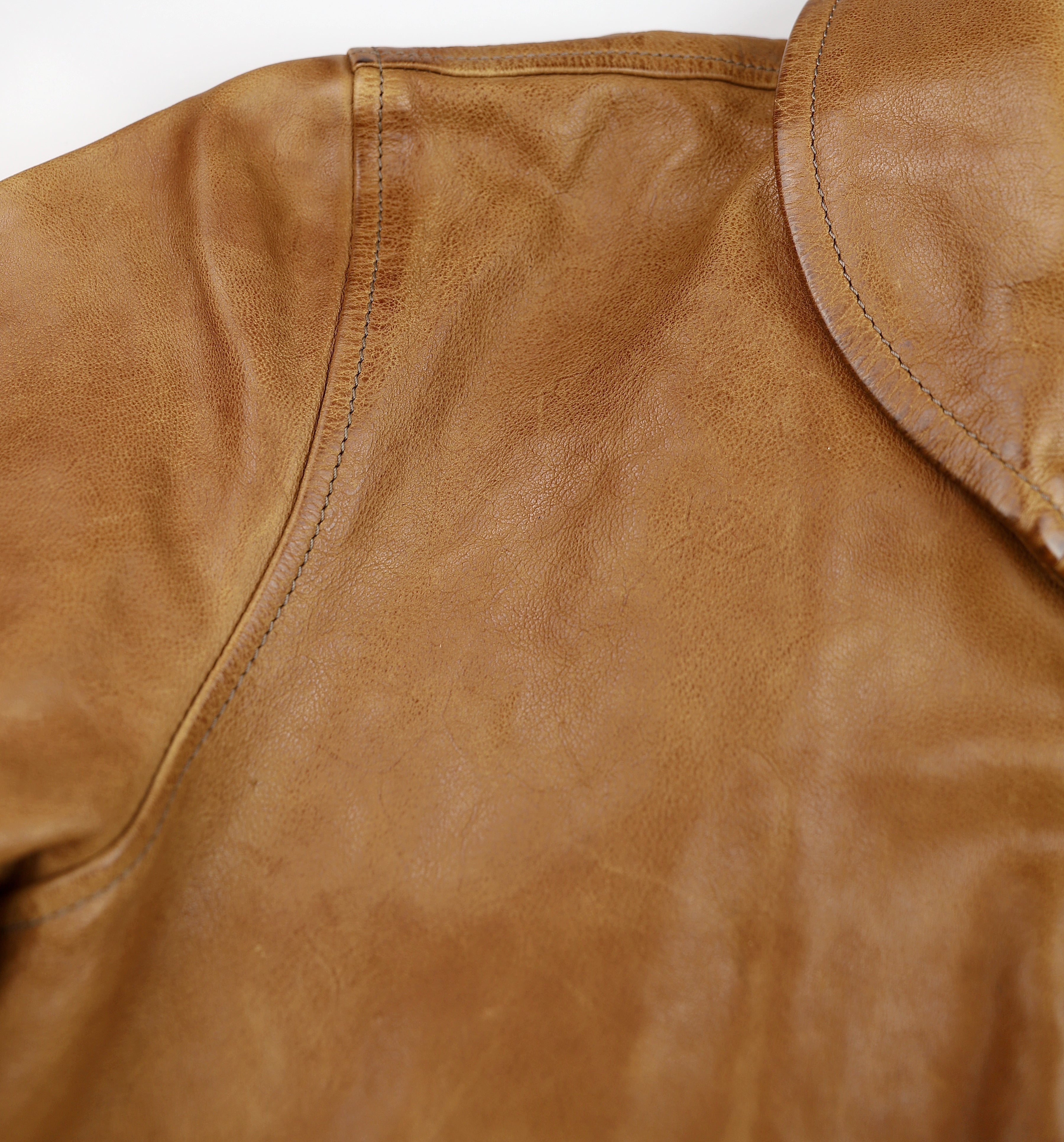 Thedi Markos Zip-Up Shawl Collar Jacket, size XXL, Cuoio Buffalo