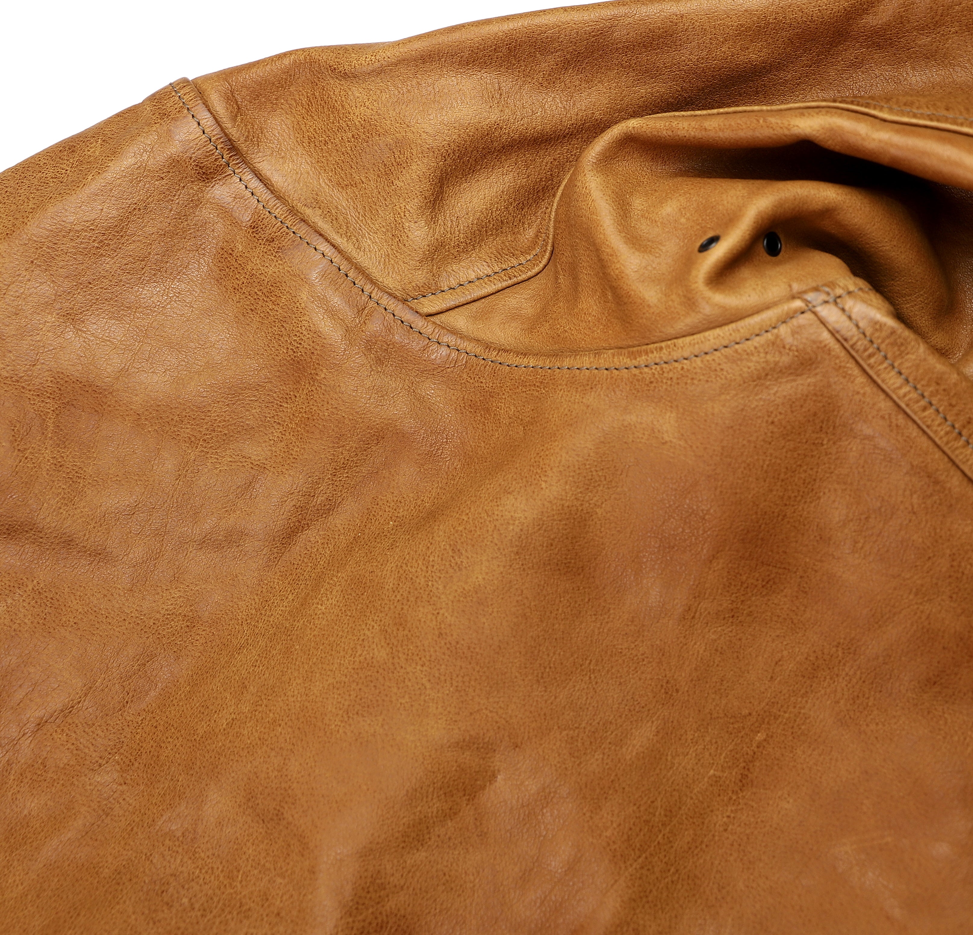 Thedi Markos Zip-Up Shawl Collar Jacket, size 3XL, Cuoio Buffalo