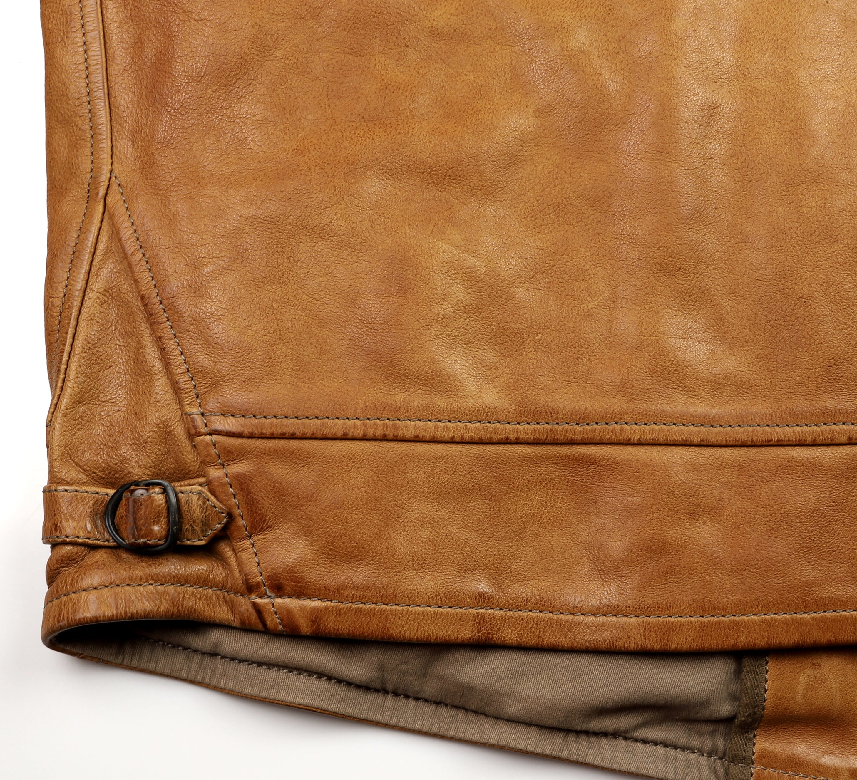 Thedi Markos Zip-Up Shawl Collar Jacket, size 3XL, Cuoio Buffalo