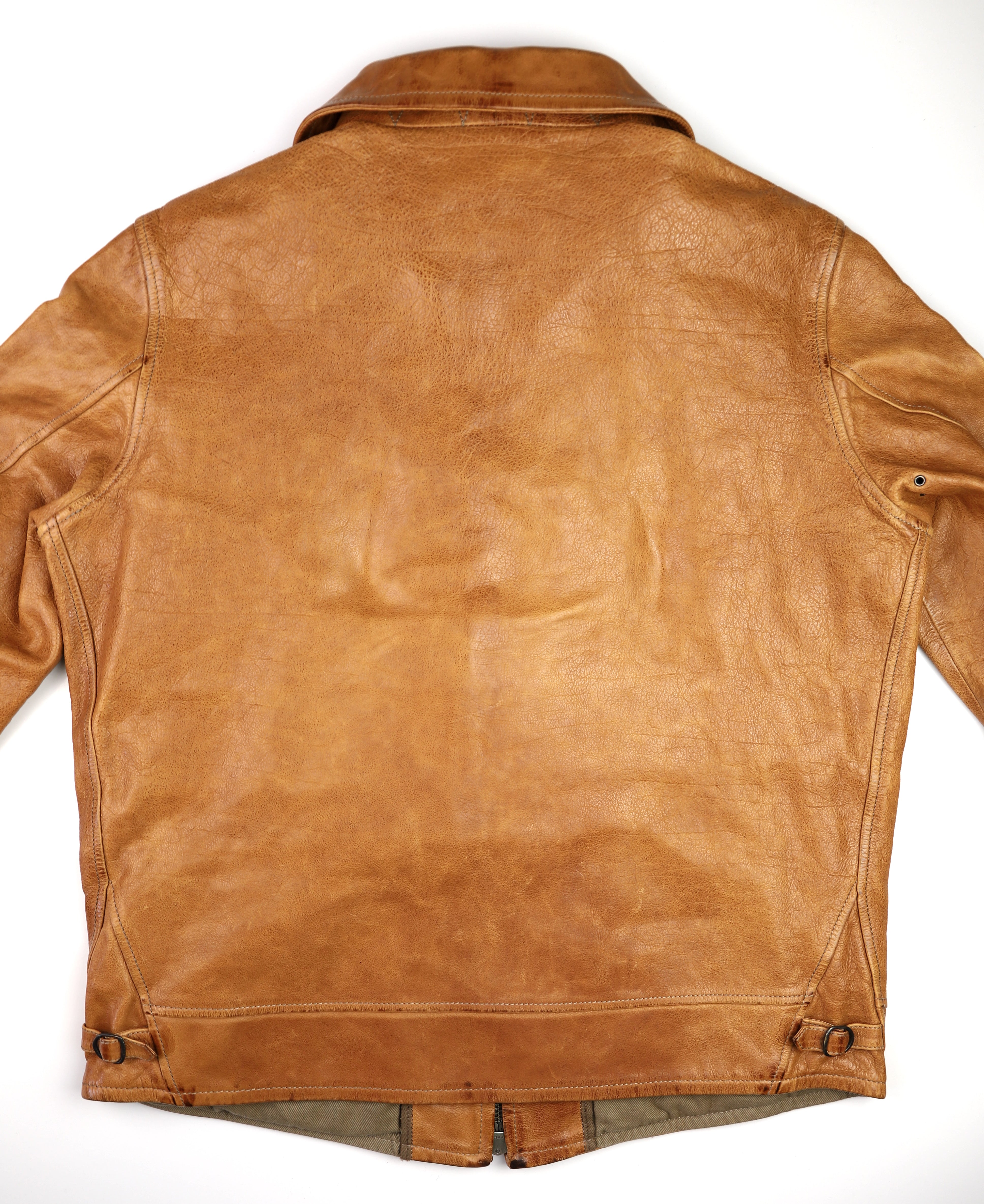 Thedi Markos Zip-Up Shawl Collar Jacket, size 3XL, Cuoio Buffalo