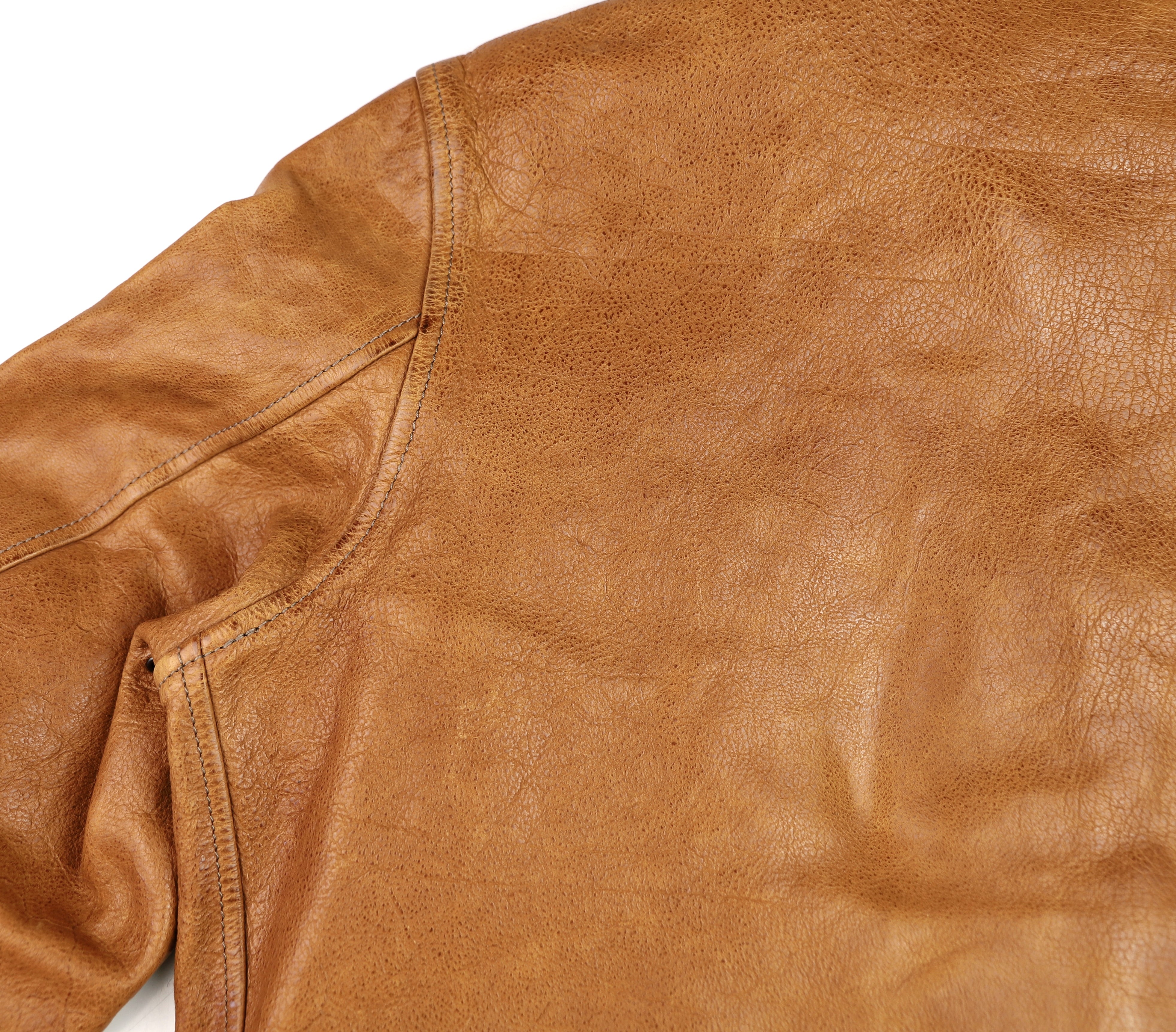 Thedi Markos Zip-Up Shawl Collar Jacket, size 3XL, Cuoio Buffalo