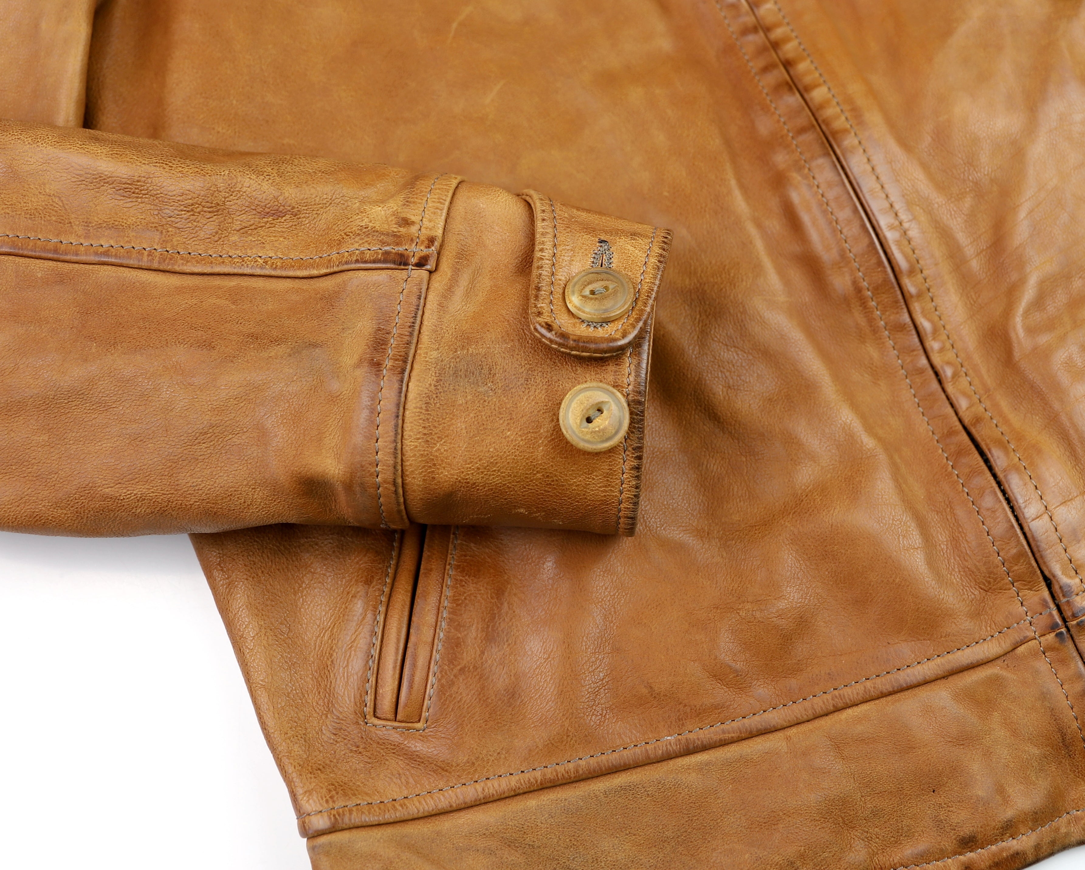 Thedi Markos Zip-Up Shawl Collar Jacket, size Large, Cuoio Buffalo