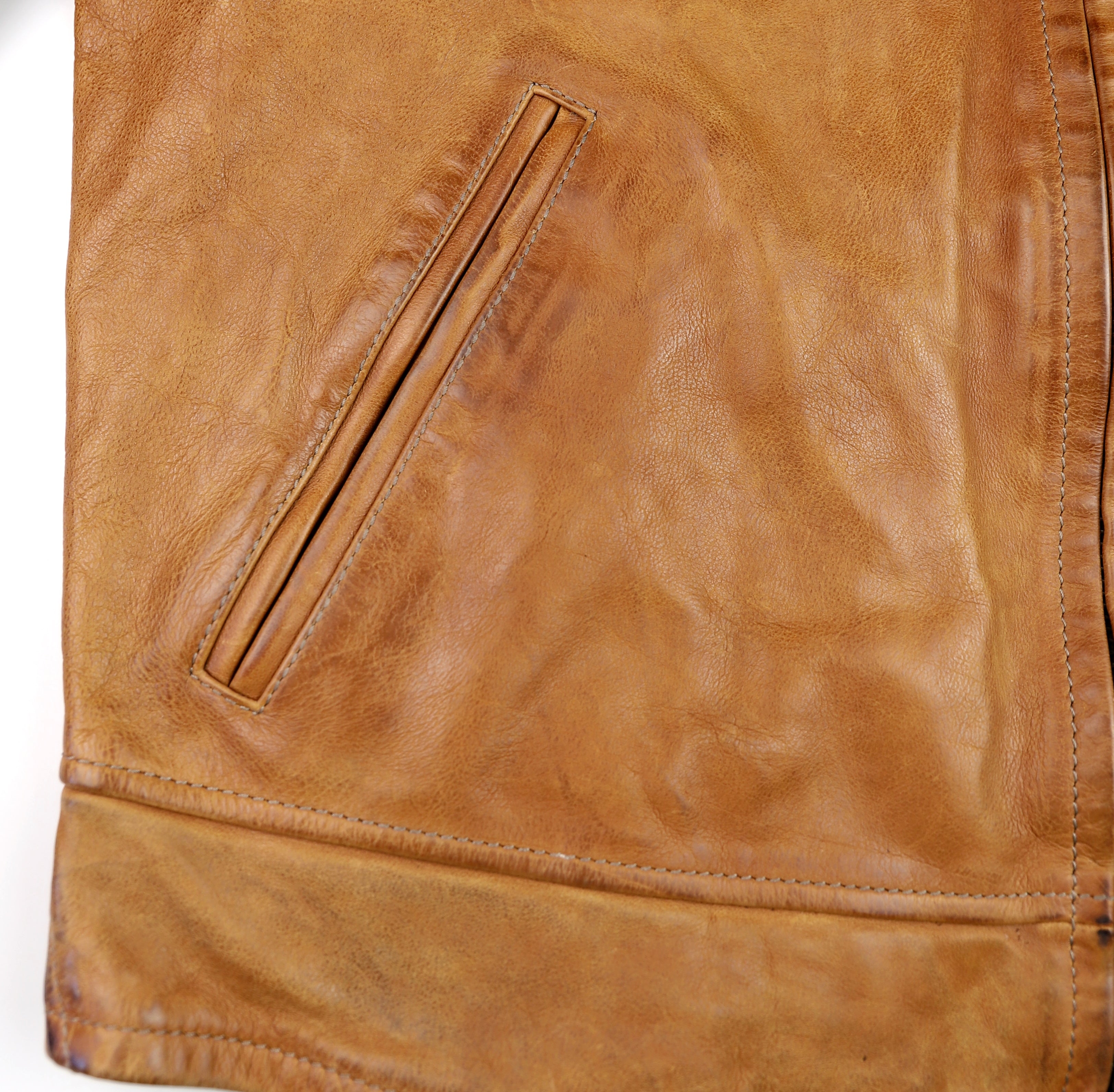 Thedi Markos Zip-Up Shawl Collar Jacket, size Large, Cuoio Buffalo