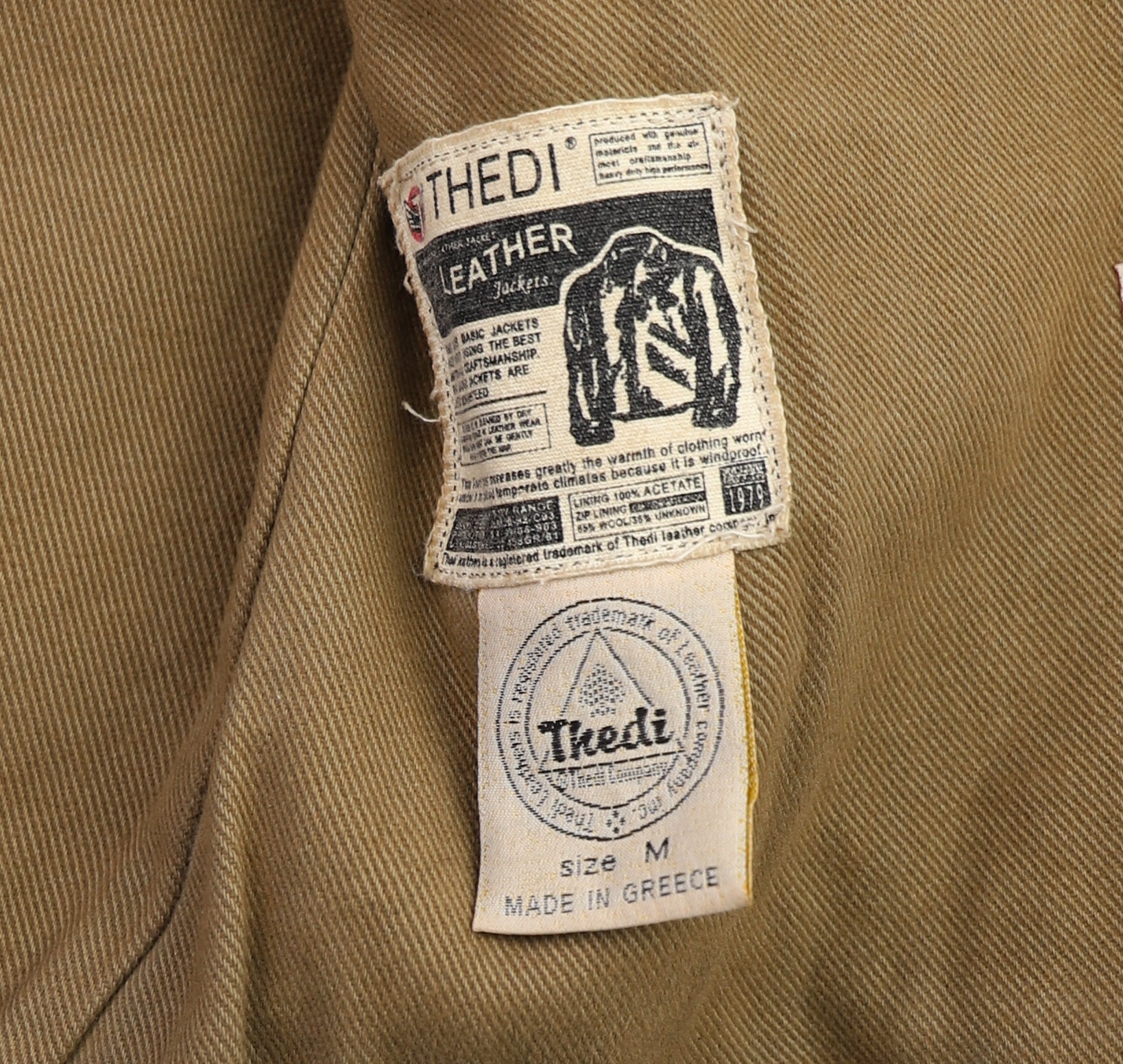 Thedi Markos Zip-Up Shawl Collar Jacket, size Medium, Cuoio Buffalo