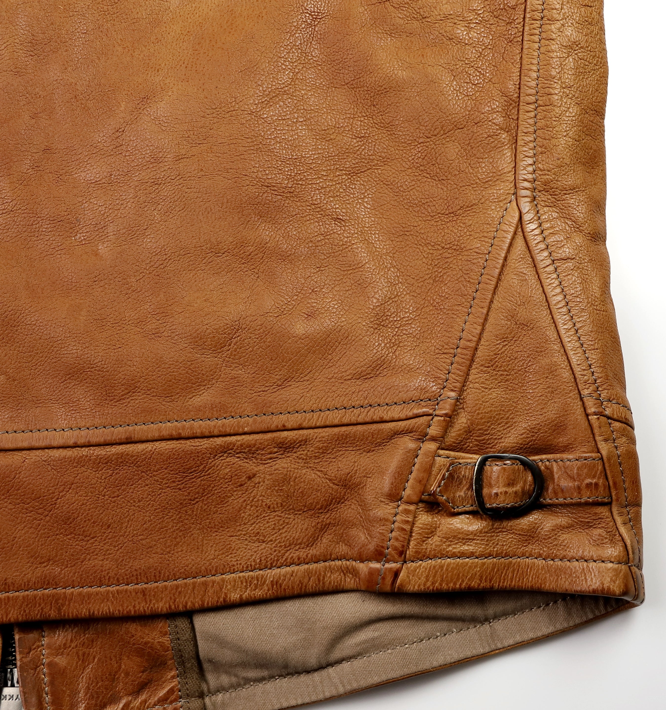 Thedi Markos Zip-Up Shawl Collar Jacket, size Medium, Cuoio Buffalo