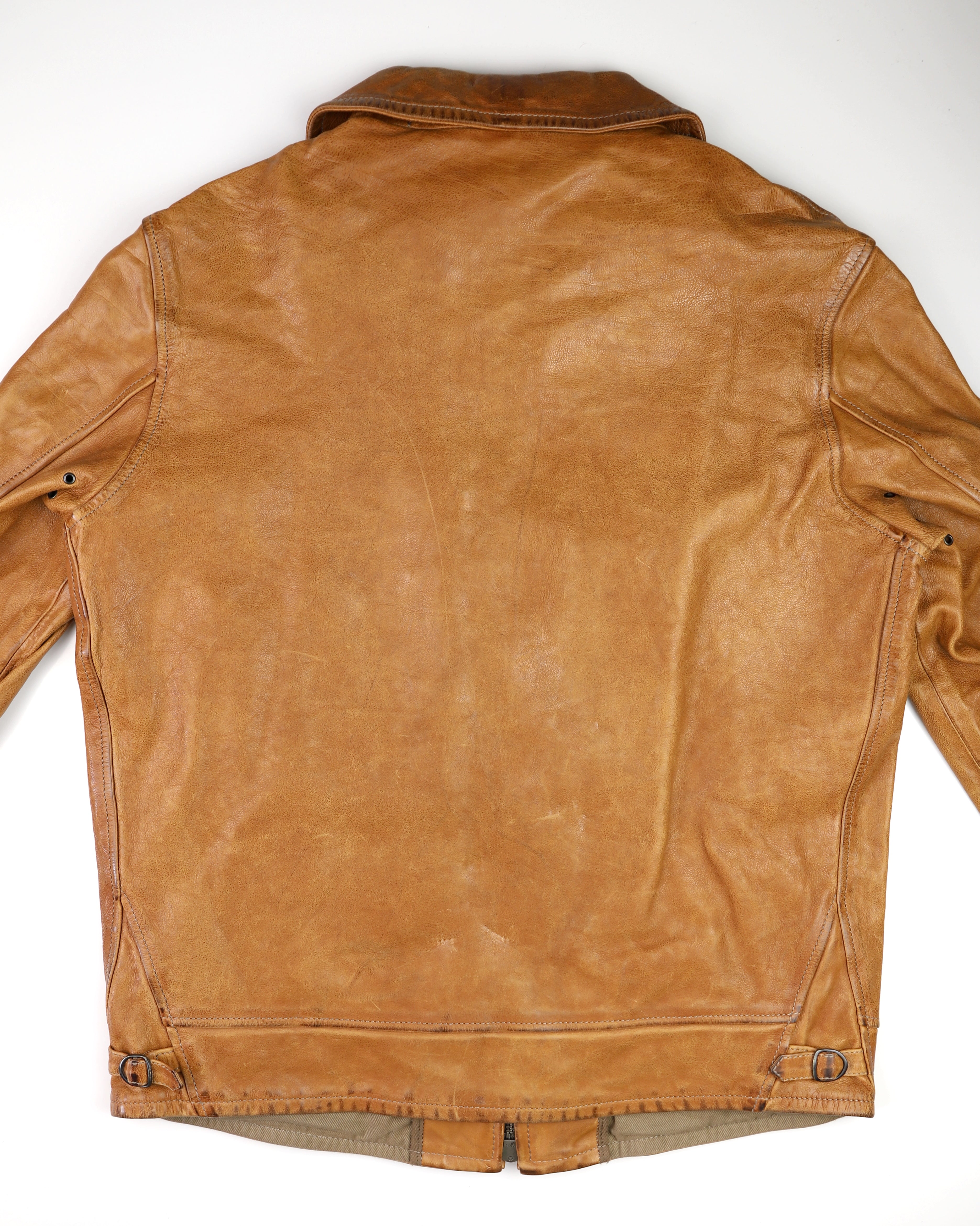 Thedi Markos Zip-Up Shawl Collar Jacket, size XL, Cuoio Buffalo