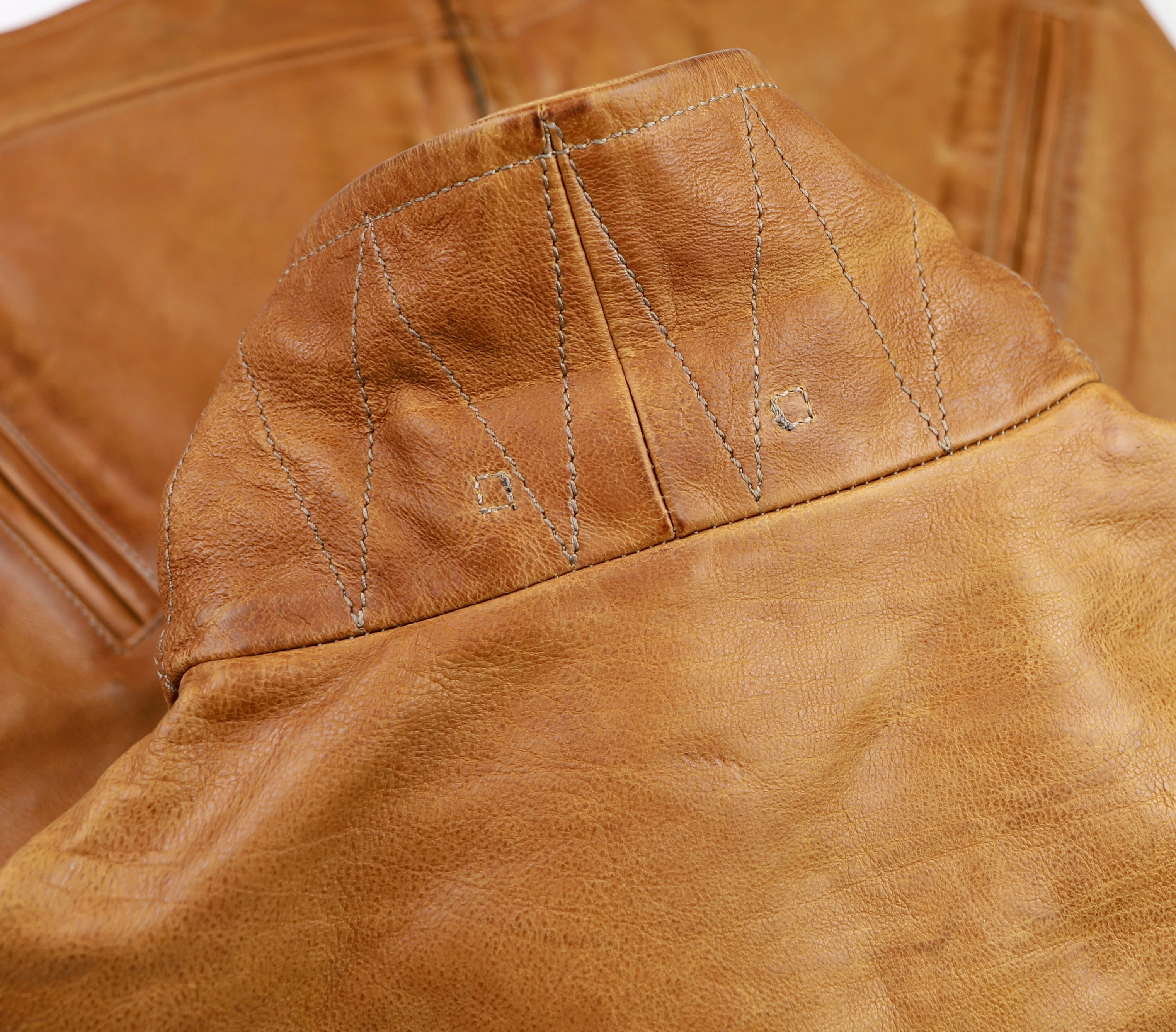 Thedi Markos Zip-Up Shawl Collar Jacket, size XL, Cuoio Buffalo