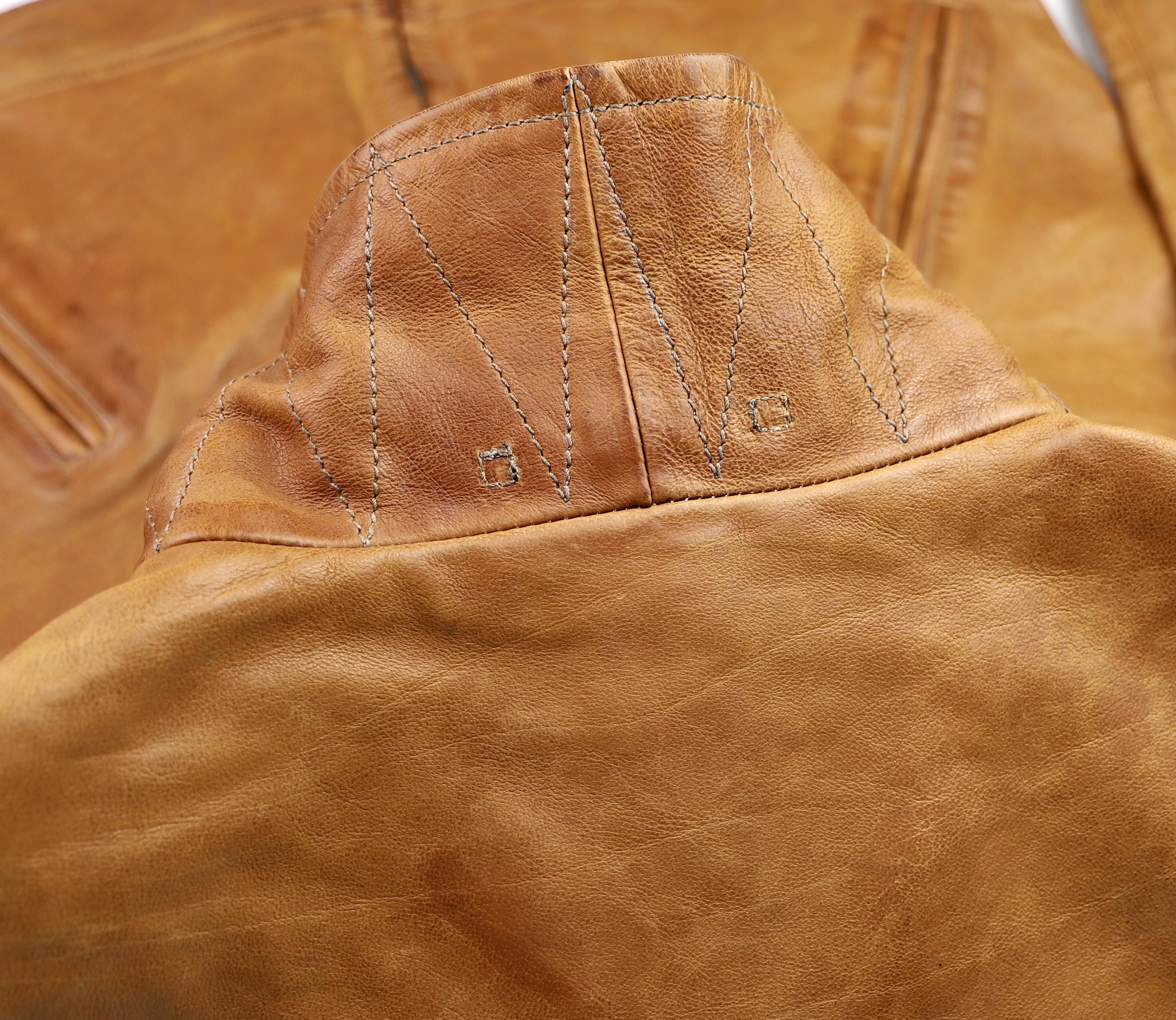 Thedi Markos Zip-Up Shawl Collar Jacket, size XL, Cuoio Buffalo