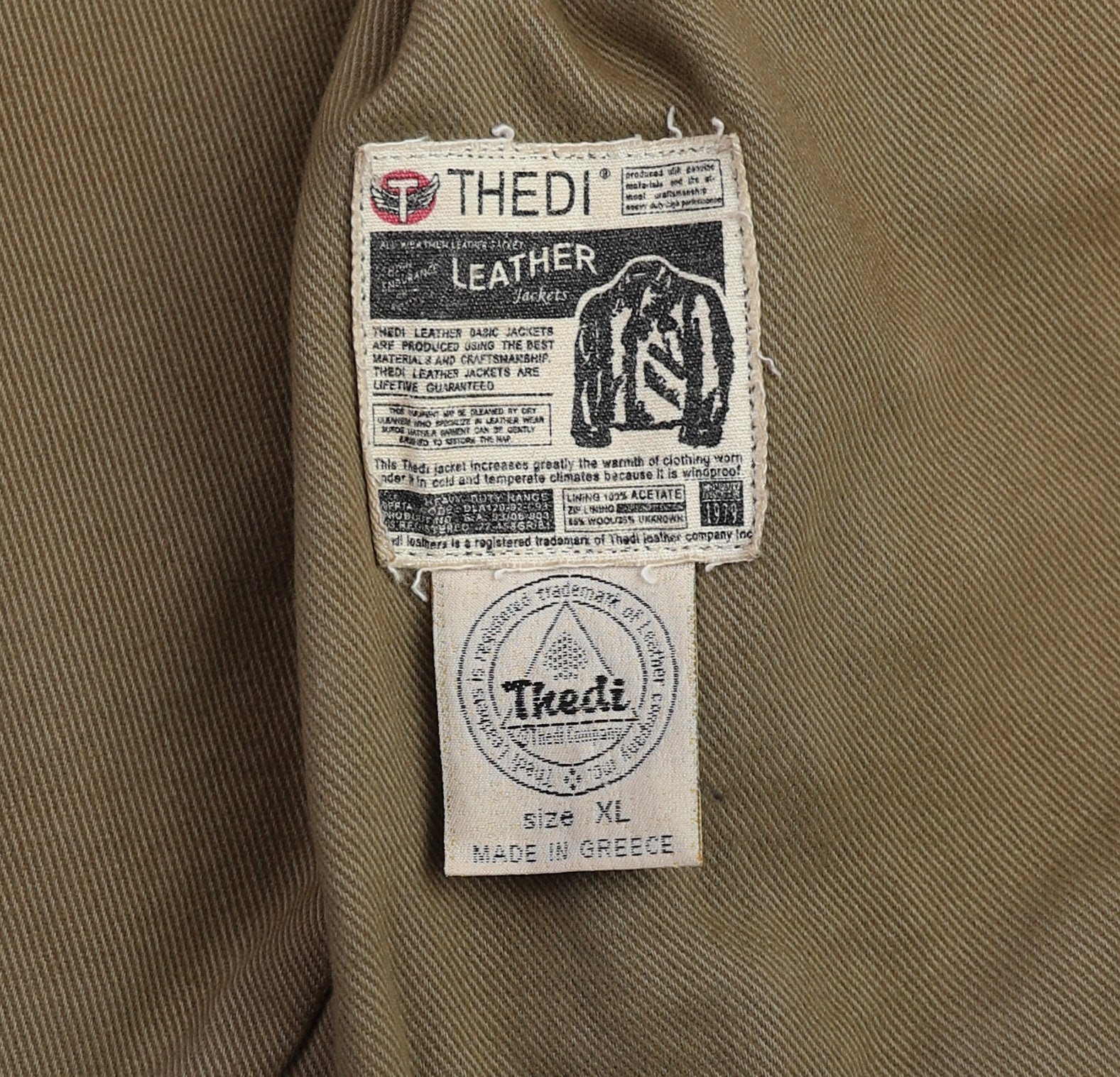 Thedi Markos Zip-Up Shawl Collar Jacket, size XL, Cuoio Buffalo