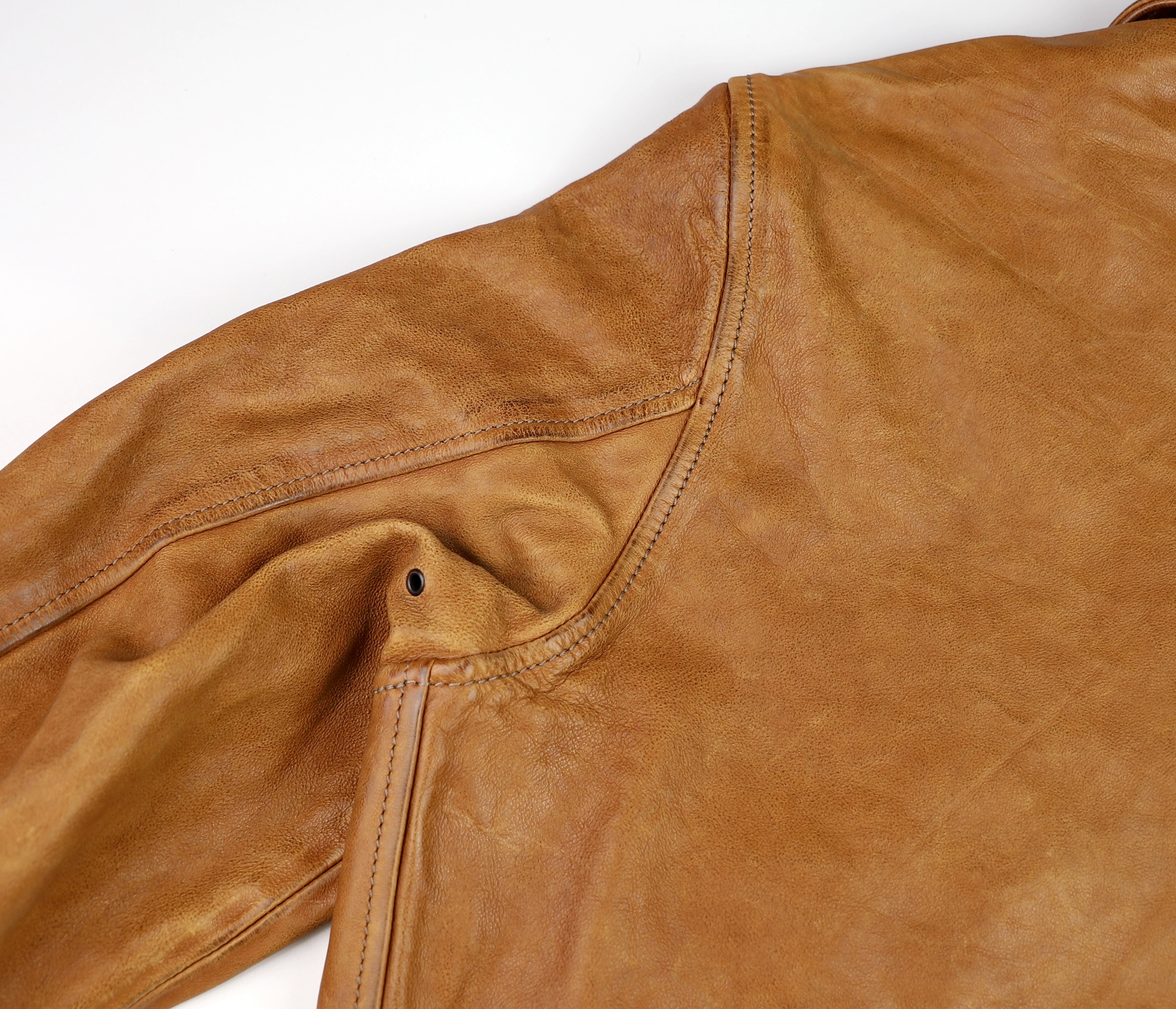 Thedi Markos Zip-Up Shawl Collar Jacket, size XL, Cuoio Buffalo