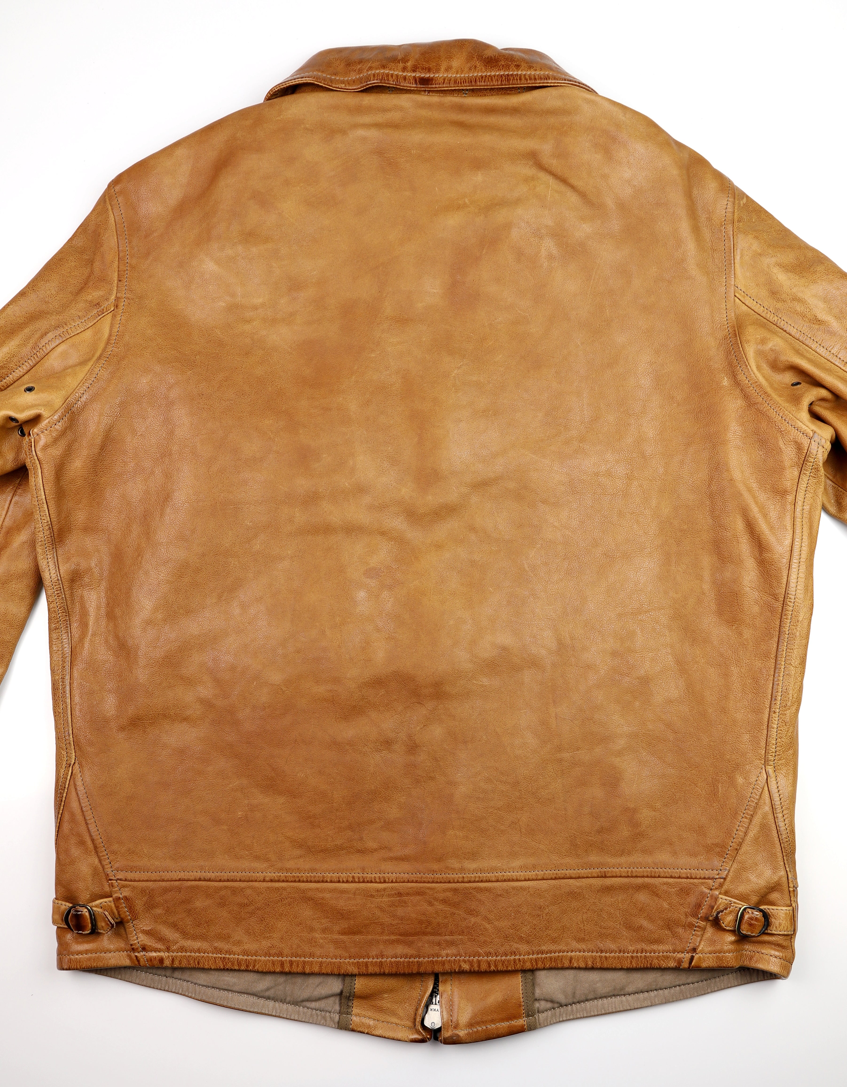 Thedi Markos Zip-Up Shawl Collar Jacket, size XL, Cuoio Buffalo