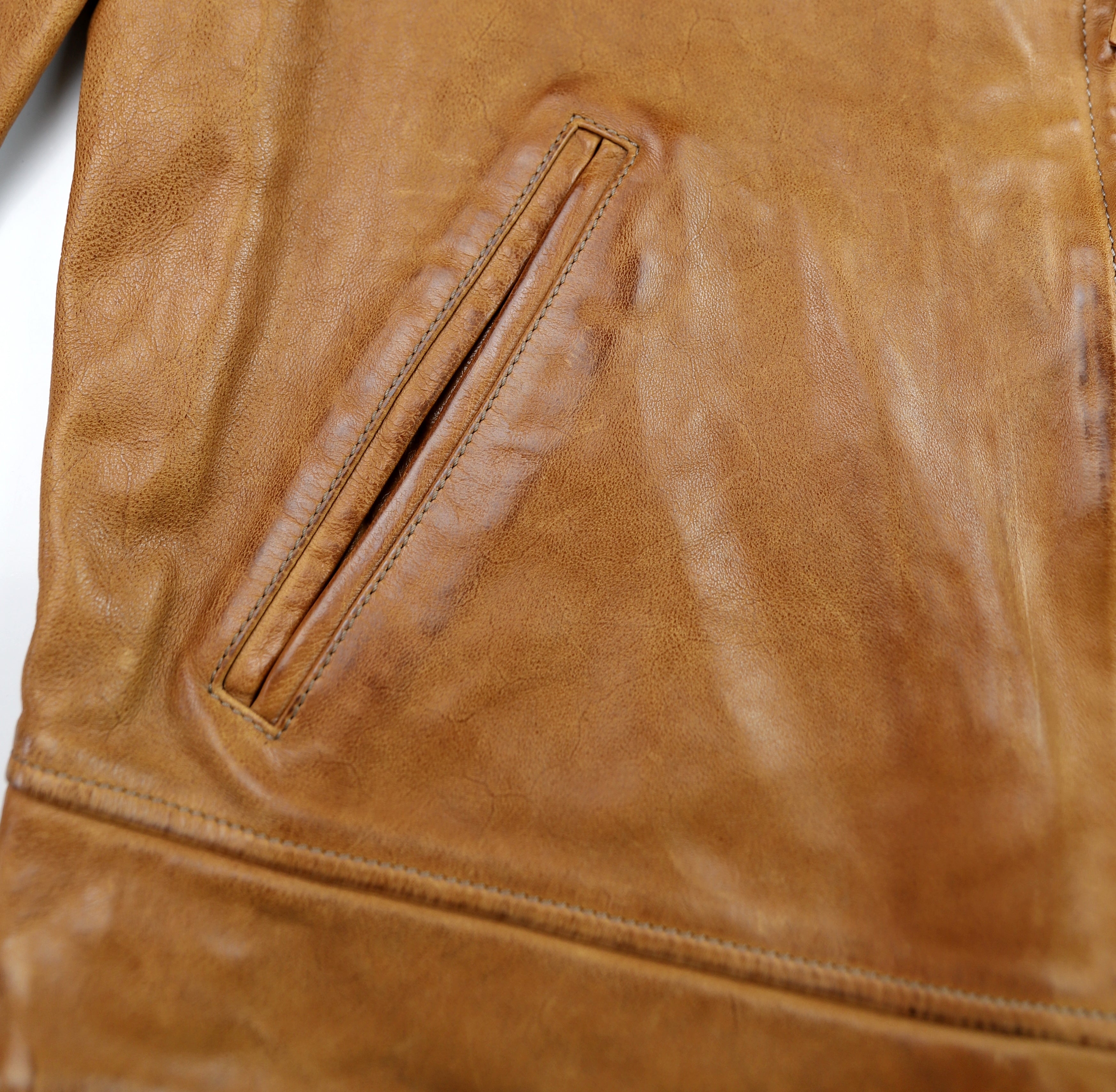 Thedi Markos Zip-Up Shawl Collar Jacket, size XL, Cuoio Buffalo