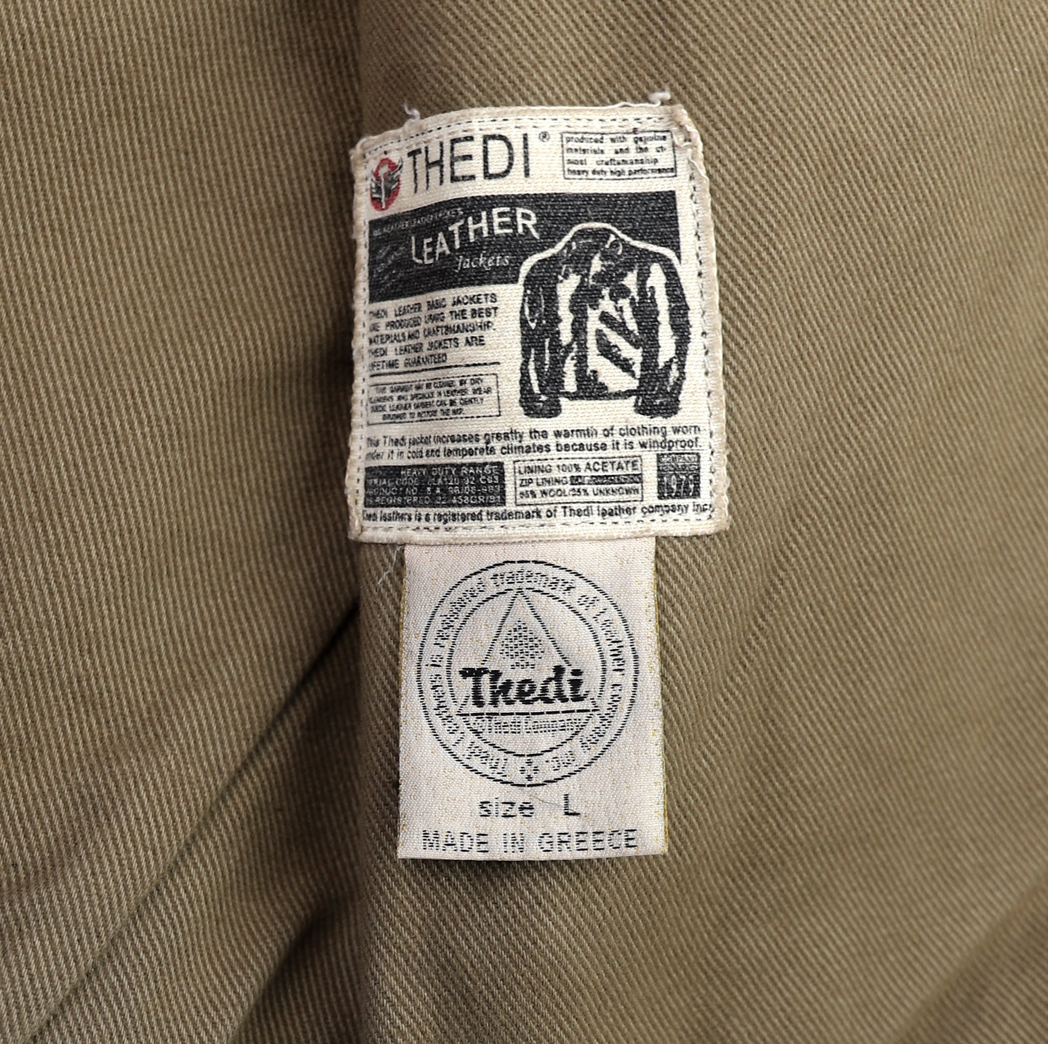 Thedi Markos Zip-Up Shawl Collar Jacket, size Large, Cuoio Buffalo