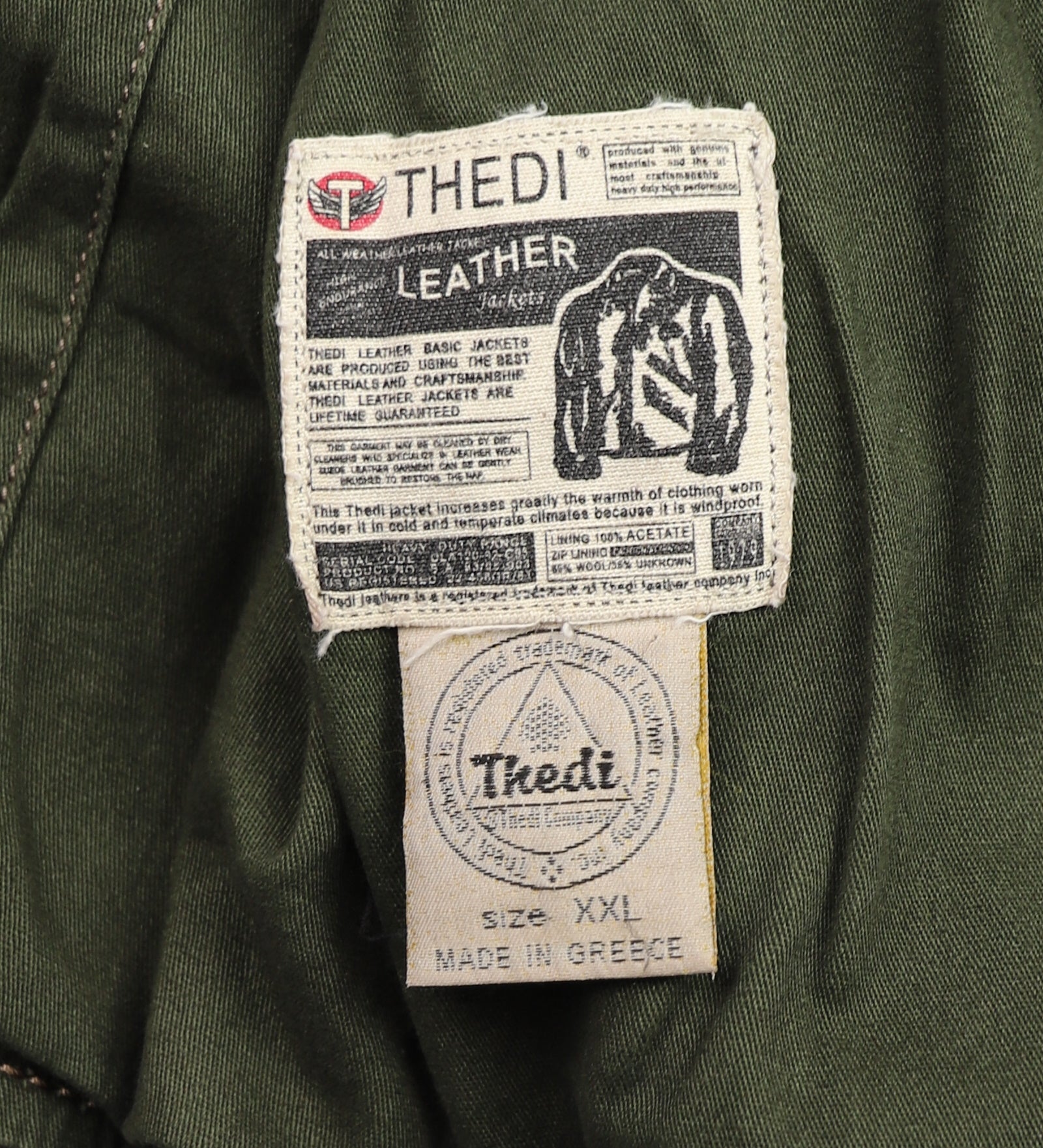 Thedi Memphis Half Belt, size XXL, Hand Dyed Cocoa Buffalo