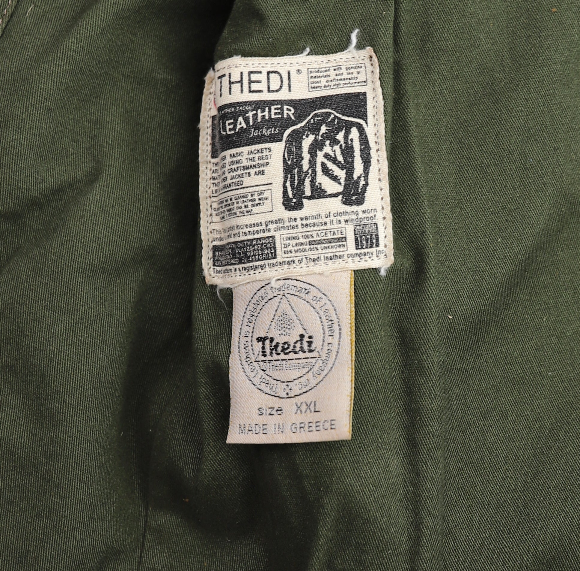 Thedi Memphis Half Belt, size XXL, Hand Dyed Cocoa Buffalo