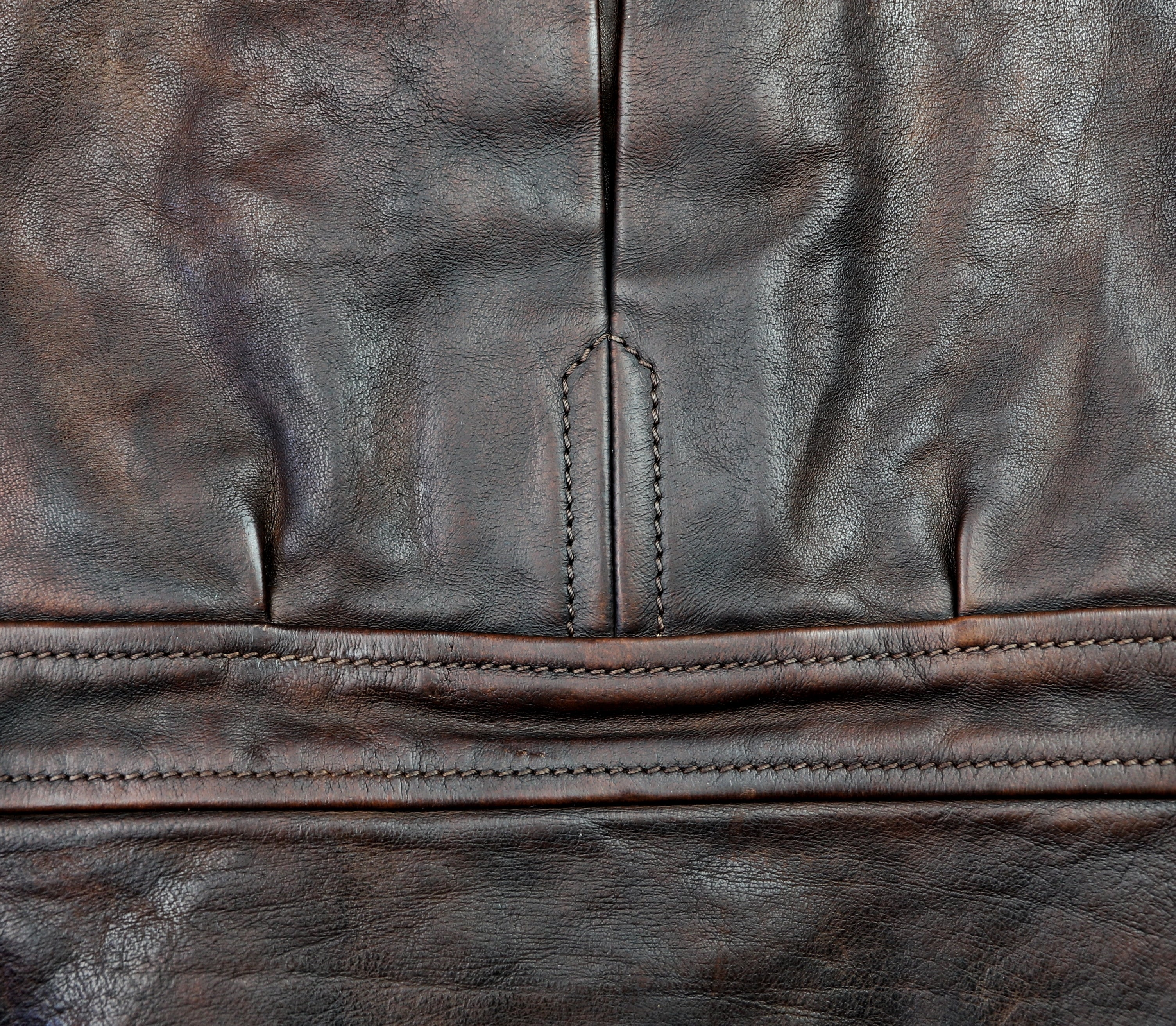 Thedi Memphis Half Belt, size 3XL, Hand Dyed Cocoa Buffalo