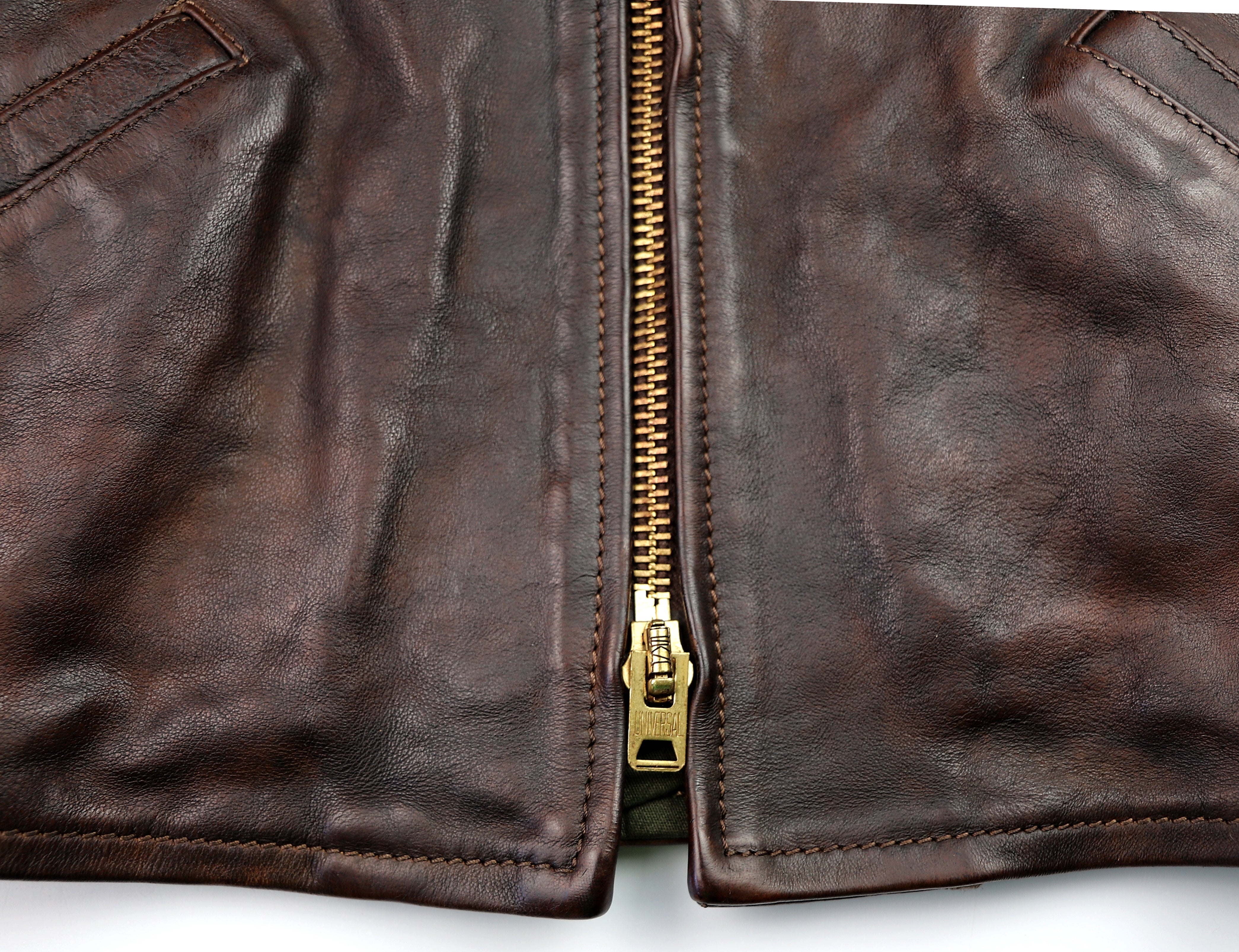 Thedi Memphis Half Belt, size 3XL, Hand Dyed Cocoa Buffalo