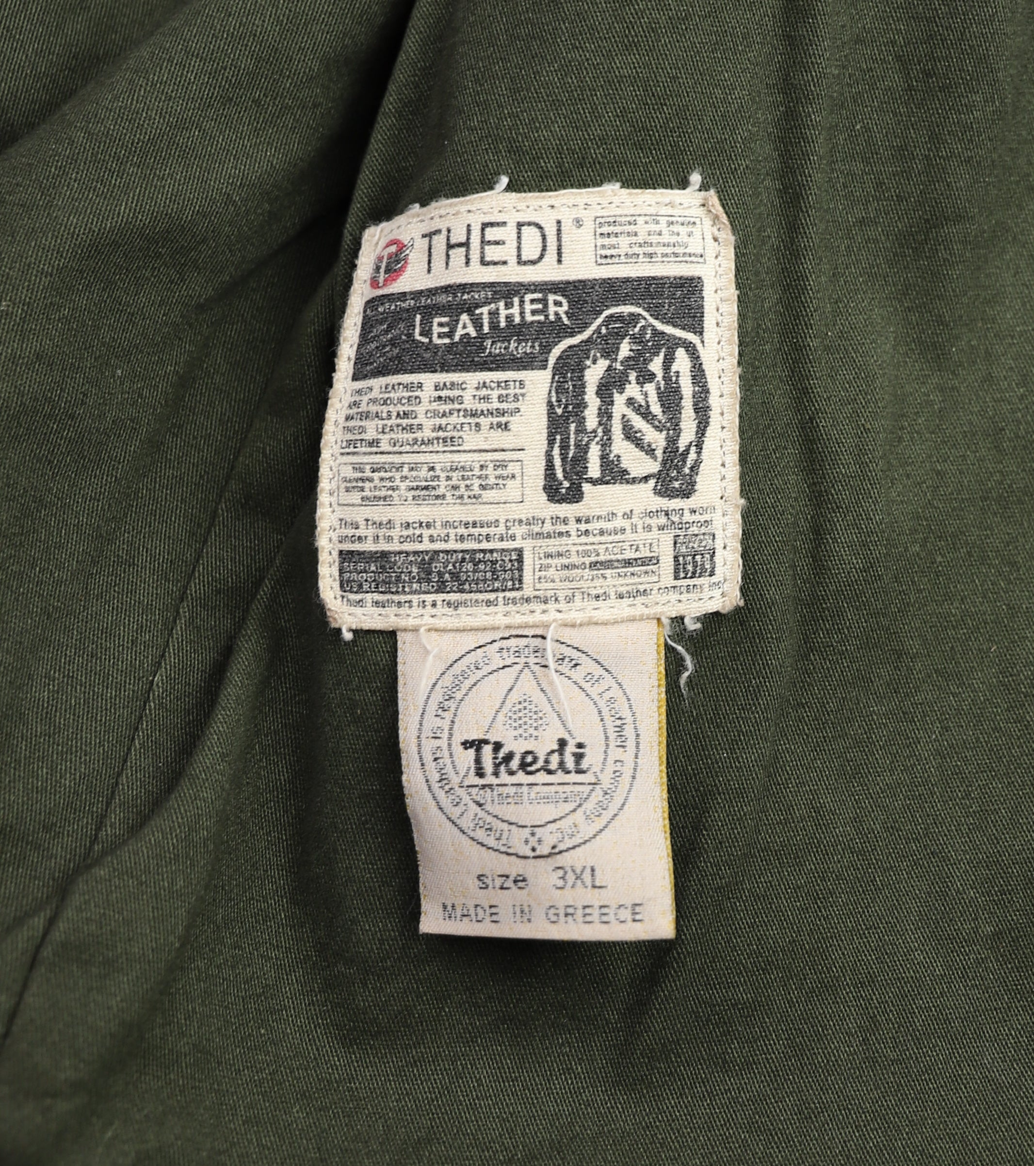 Thedi Memphis Half Belt, size 3XL, Hand Dyed Cocoa Buffalo