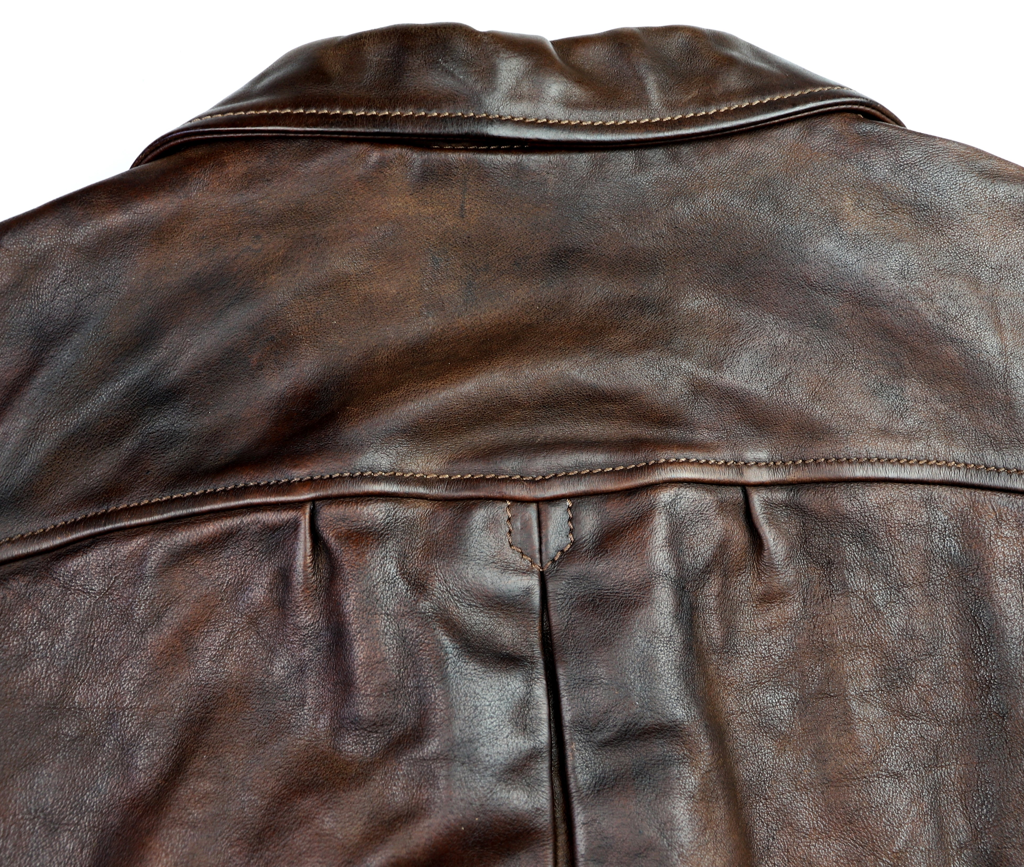 Thedi Memphis Half Belt, size 3XL, Hand Dyed Cocoa Buffalo