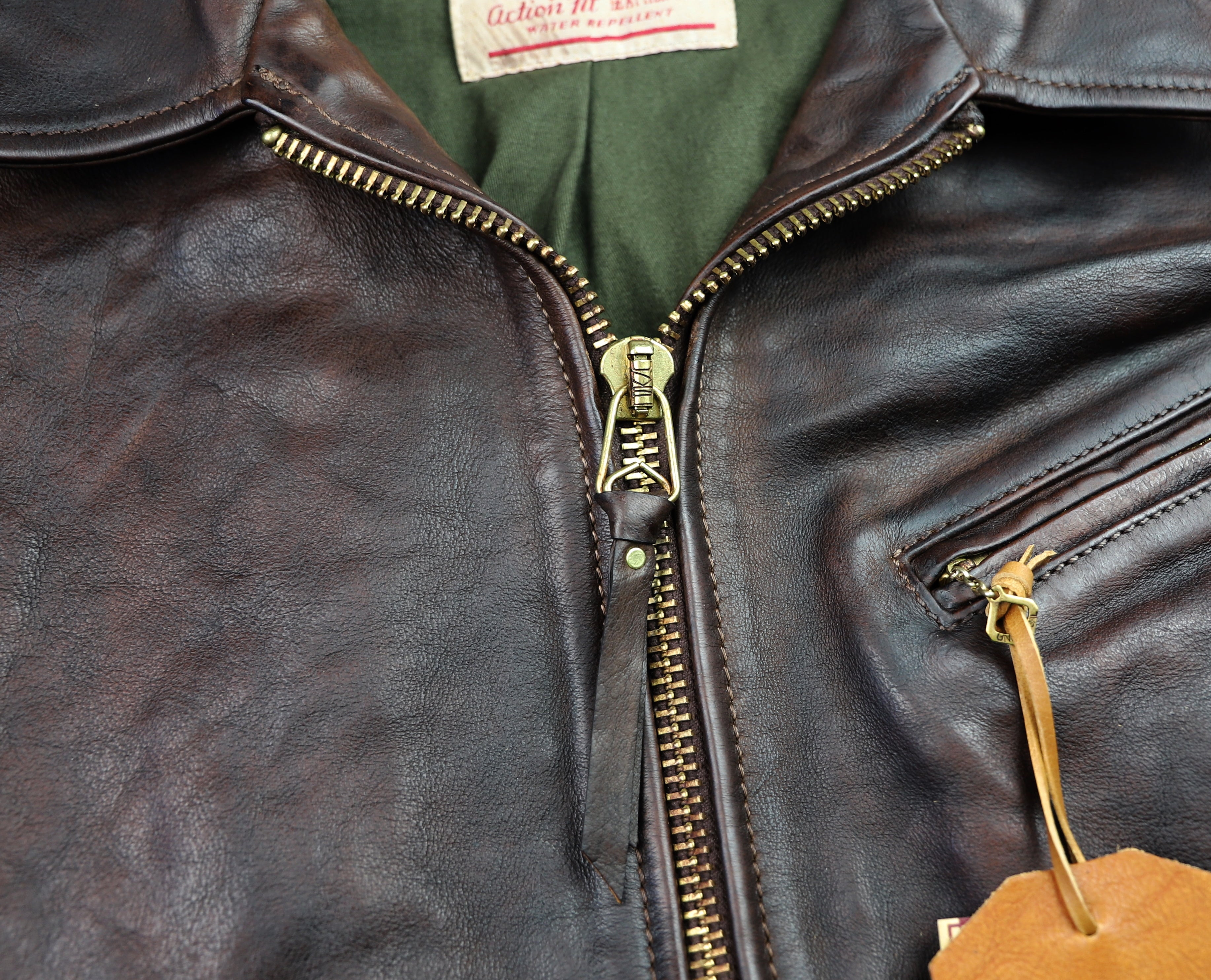 Thedi Memphis Half Belt, size 3XL, Hand Dyed Cocoa Buffalo