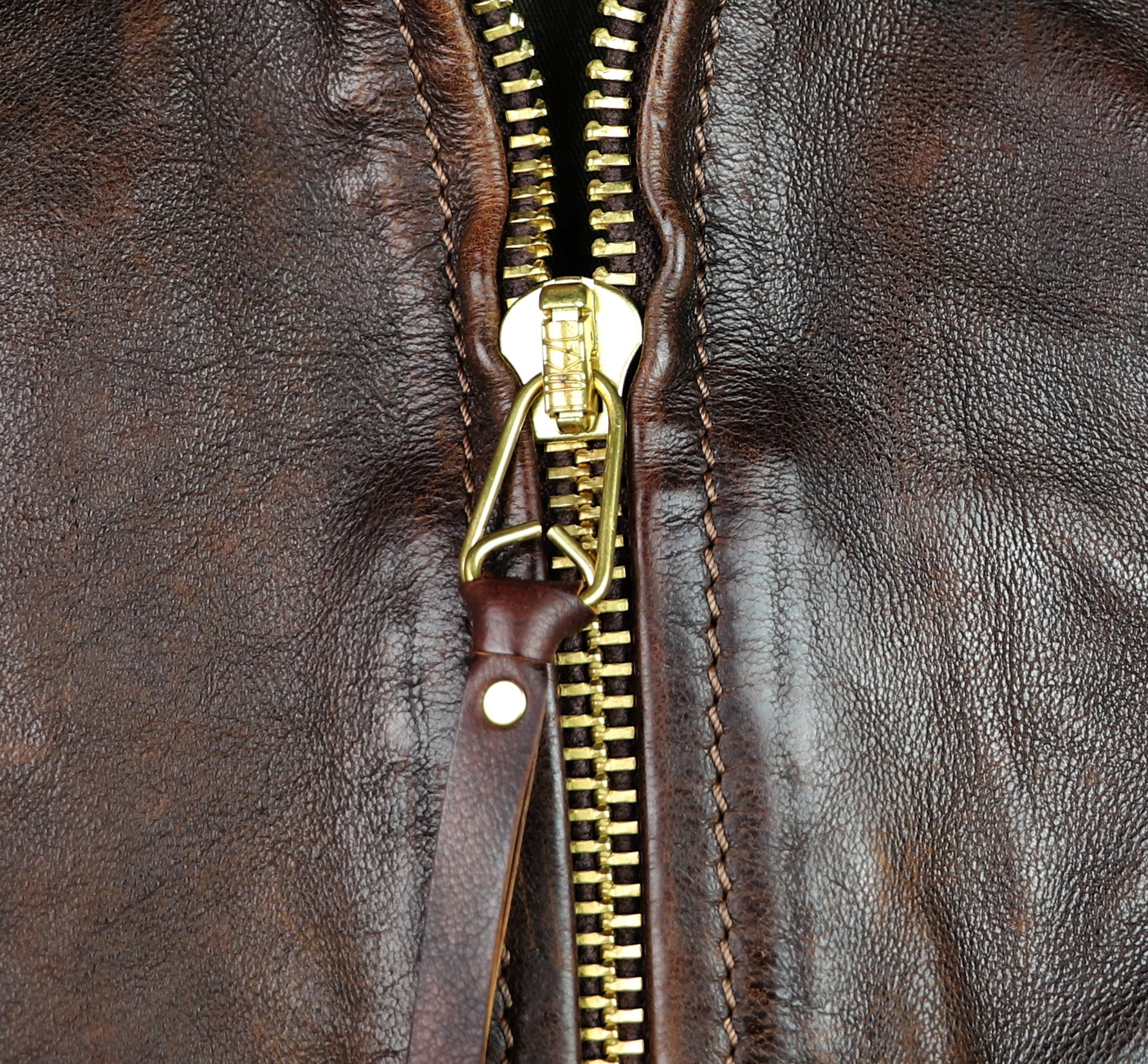 Thedi Memphis Half Belt, size Large, Hand Dyed Cocoa Buffalo