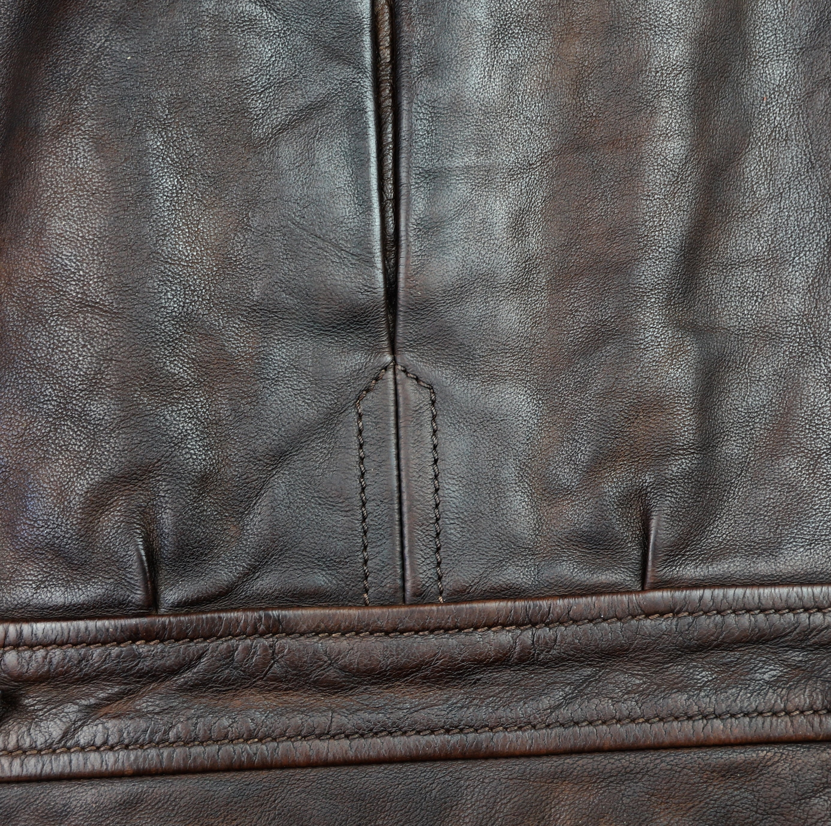 Thedi Memphis Half Belt, size Large, Hand Dyed Cocoa Buffalo