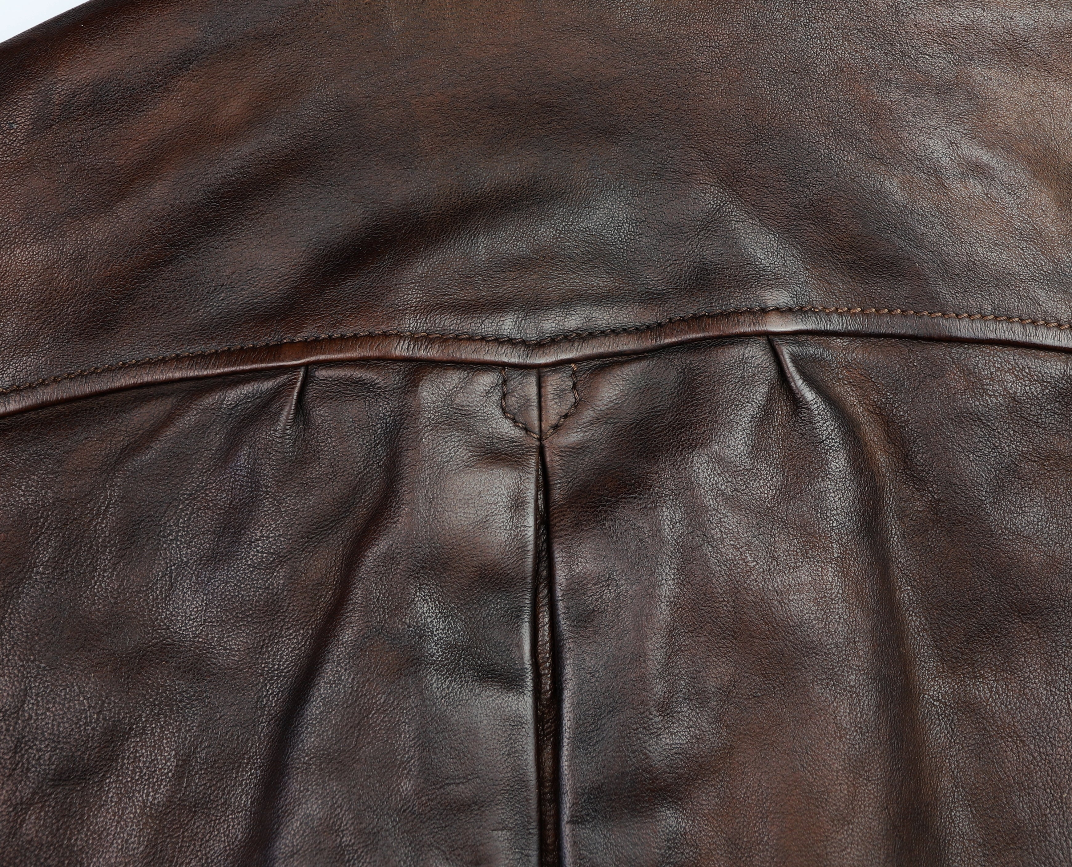 Thedi Memphis Half Belt, size Large, Hand Dyed Cocoa Buffalo