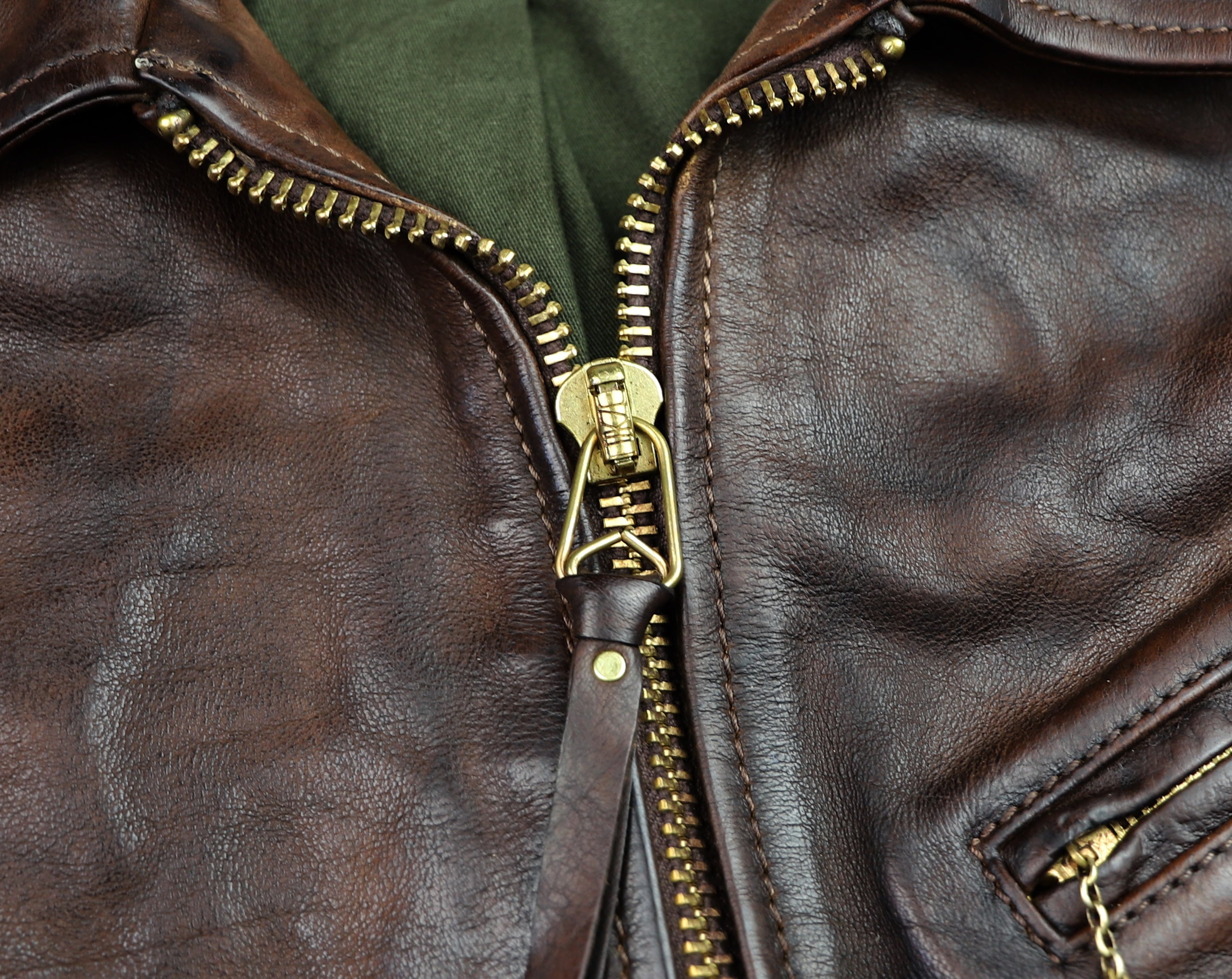 Thedi Memphis Half Belt, size Large, Hand Dyed Cocoa Buffalo