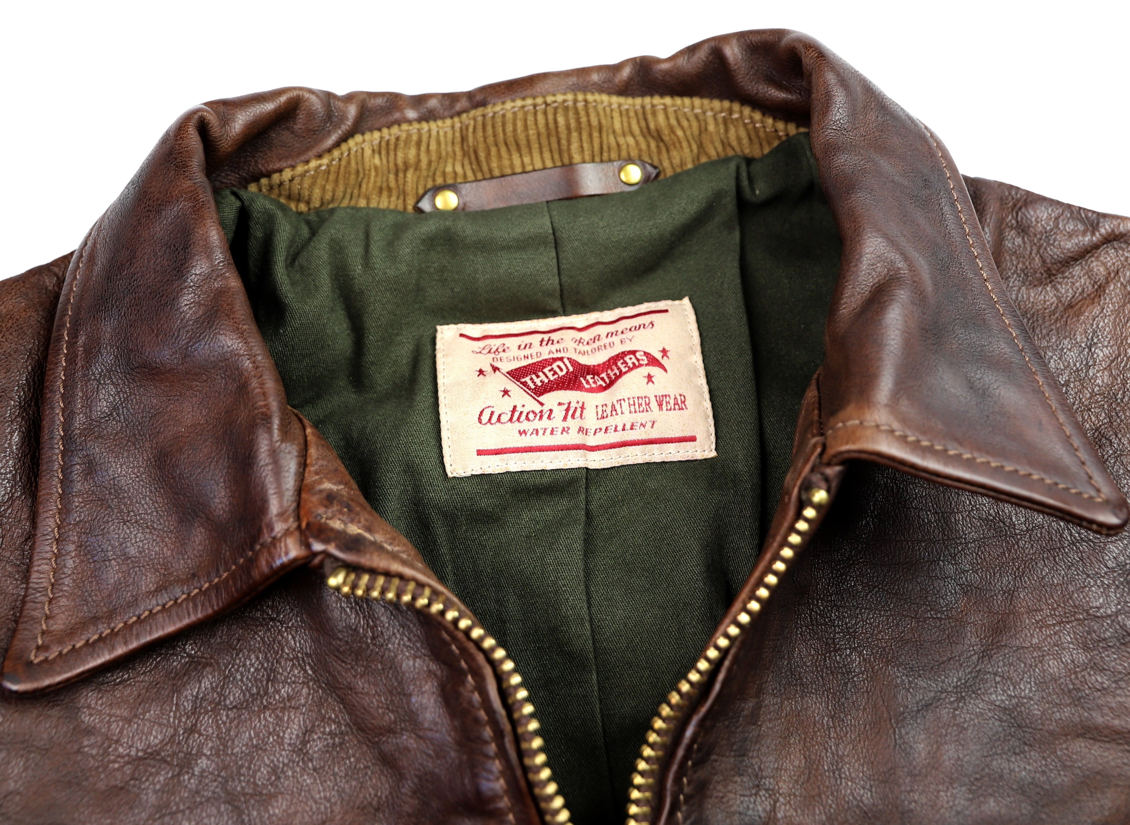 Thedi Memphis Half Belt, size Medium, Hand Dyed Cocoa Buffalo