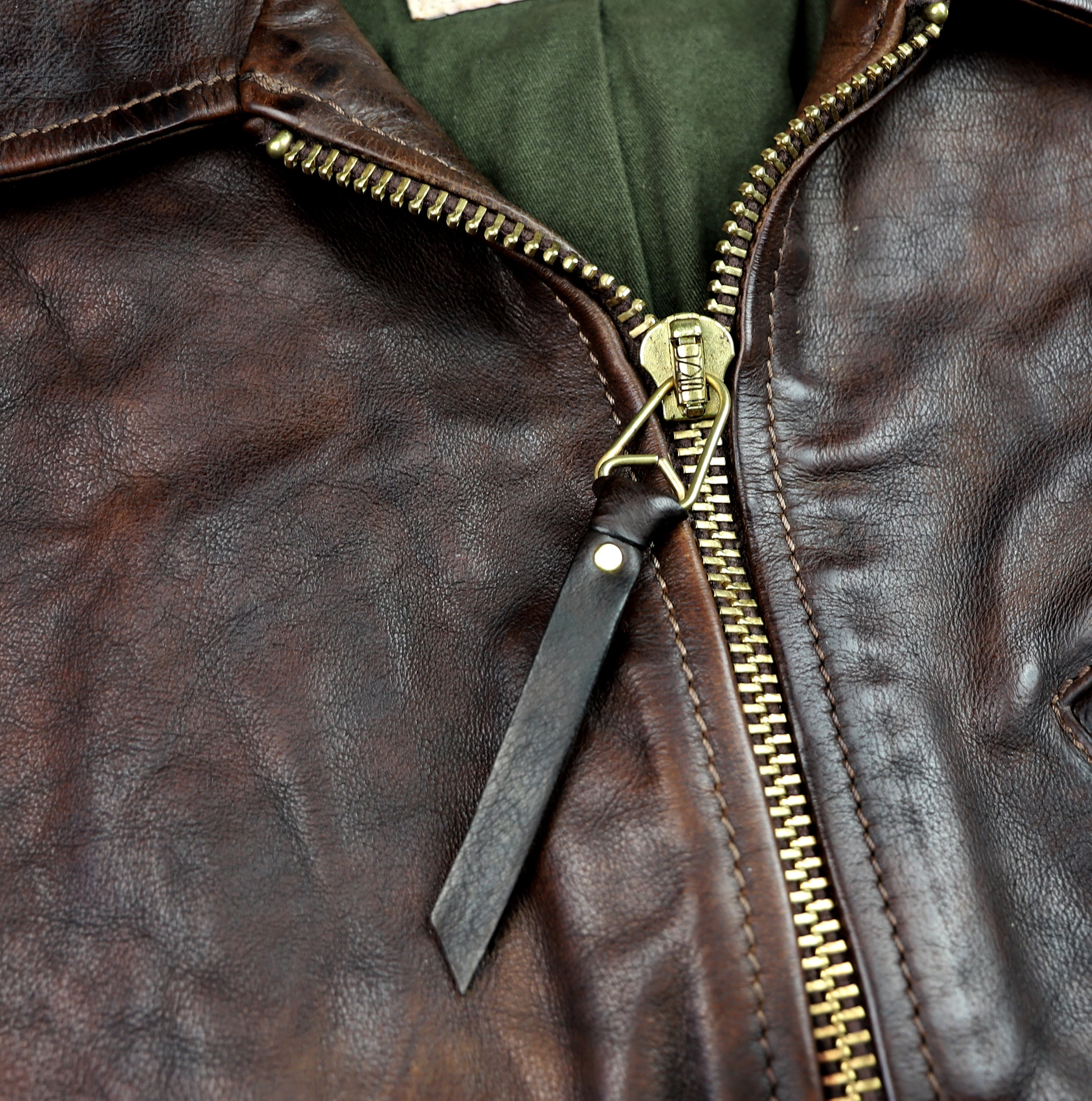 Thedi Memphis Half Belt, size XL, Hand Dyed Cocoa Buffalo