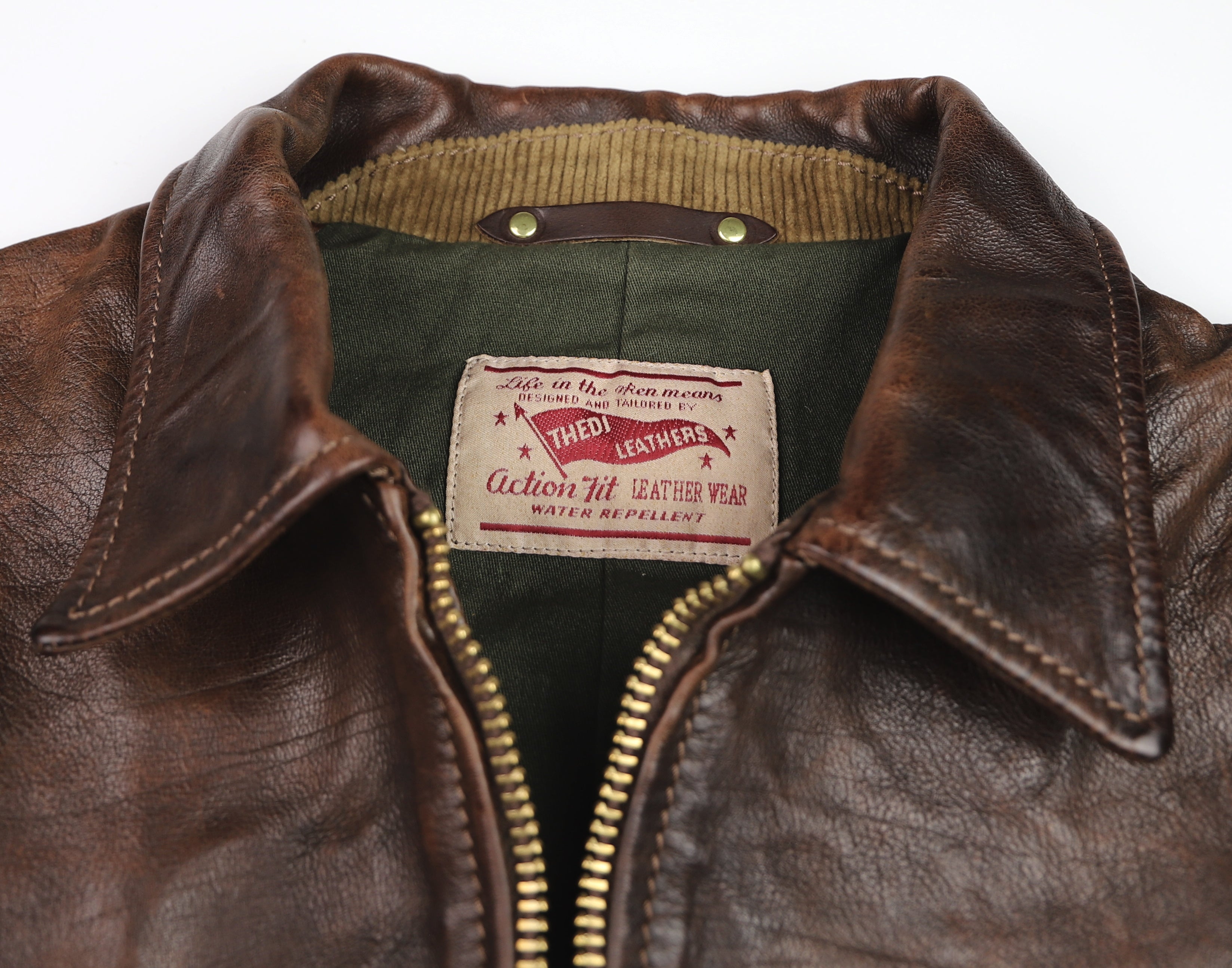 Thedi Memphis Half Belt, size Small, Hand Dyed Cocoa Buffalo