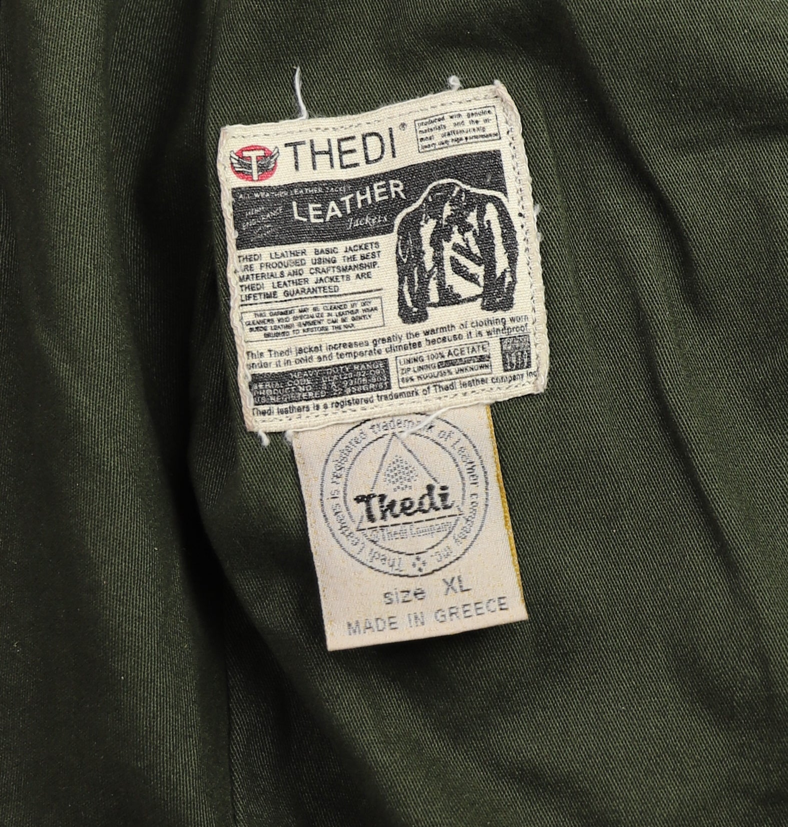 Thedi Memphis Half Belt, size XL, Hand Dyed Cocoa Buffalo