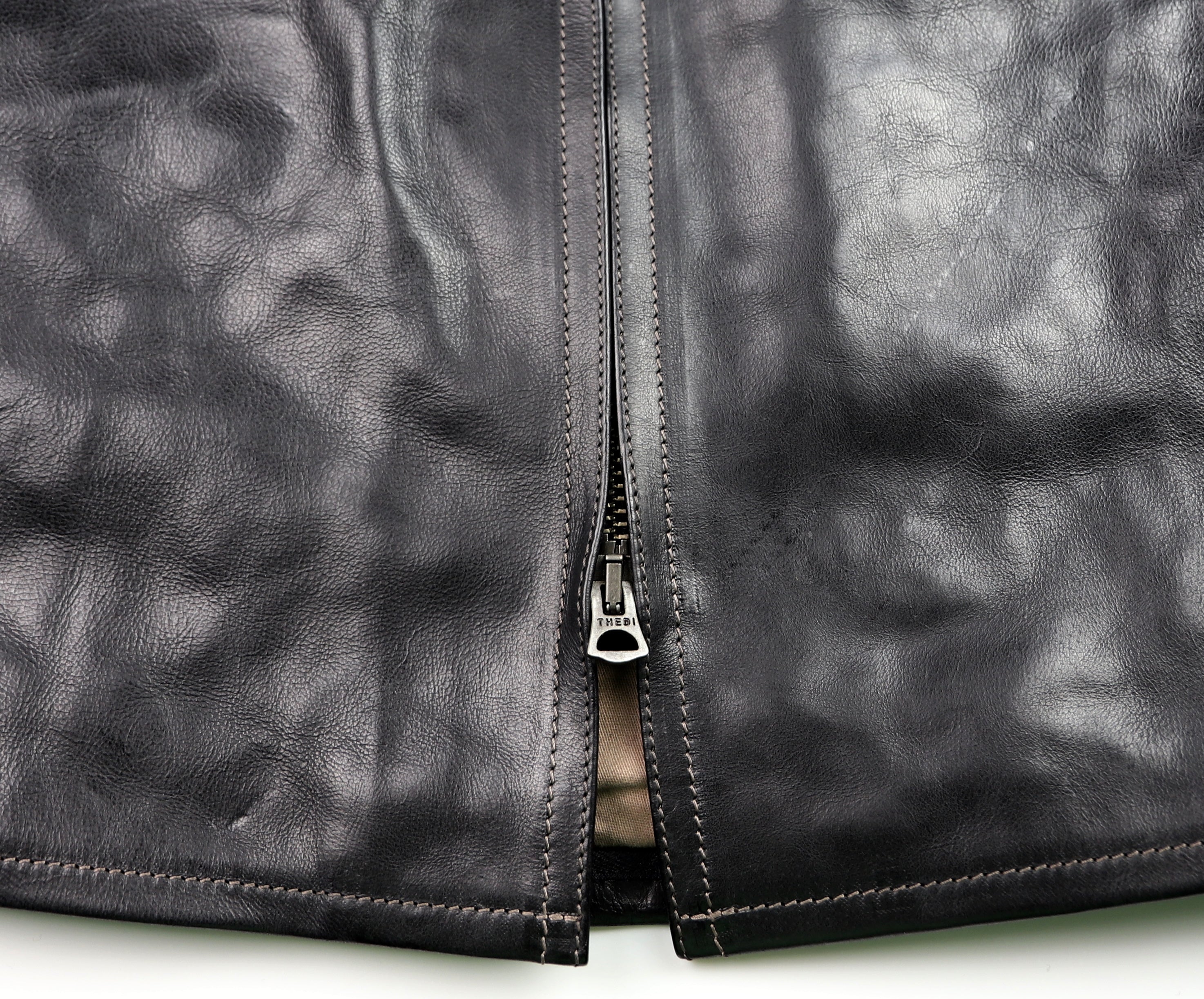 Thedi Phenix Cafe Racer Jacket, size XXL, Black Buffalo