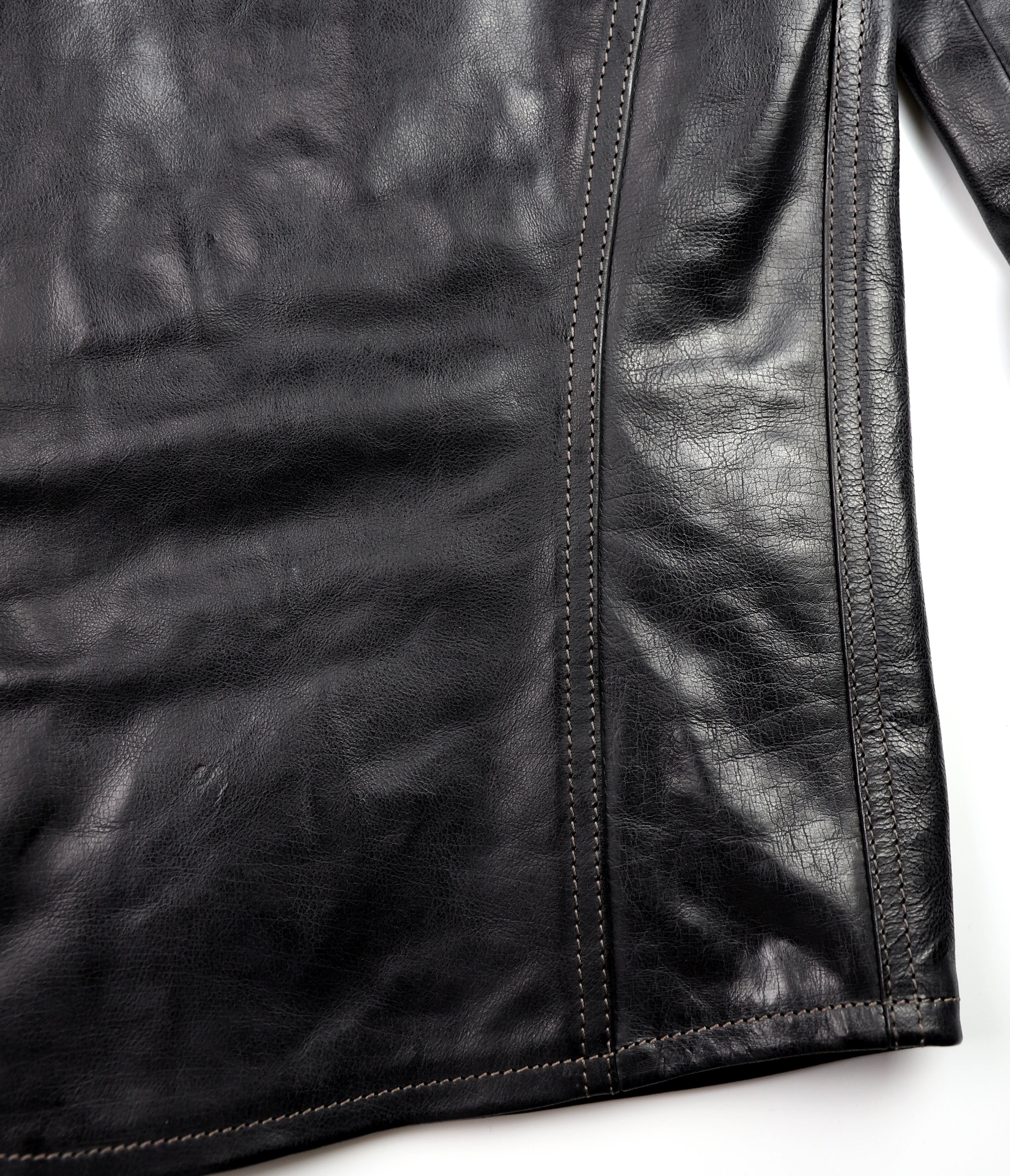 Thedi Phenix Cafe Racer Jacket, size Medium, Black Buffalo