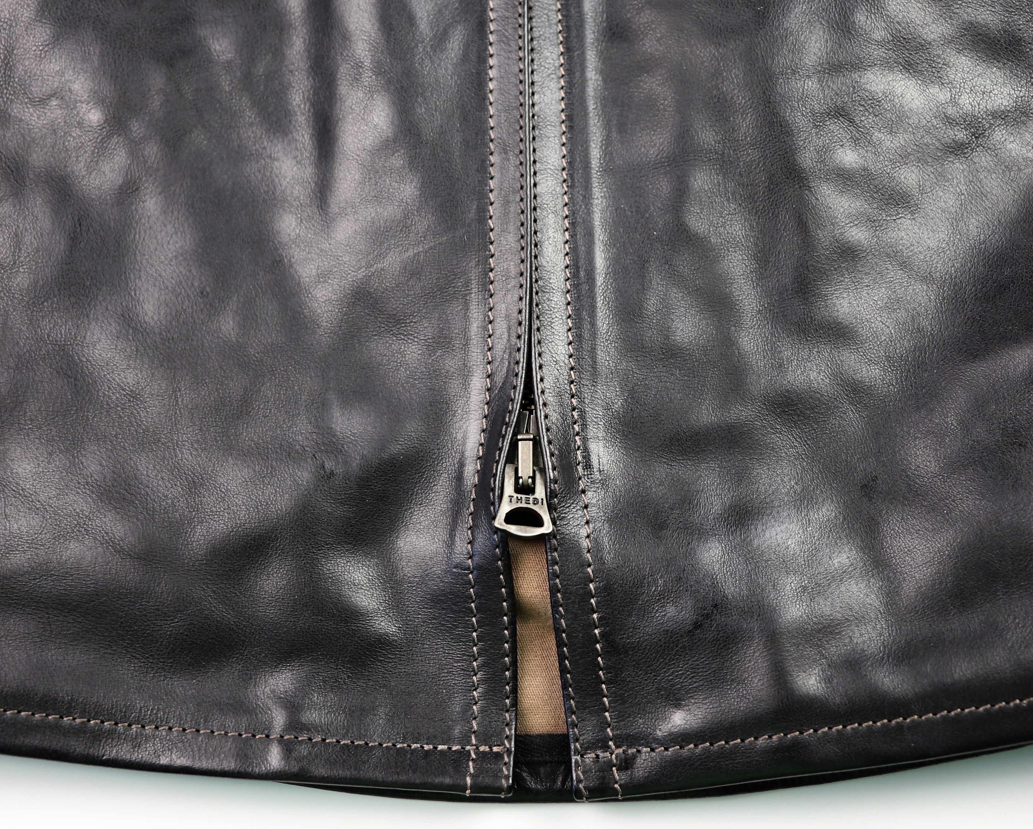 Thedi Phenix Cafe Racer Jacket, size XL, Black Buffalo