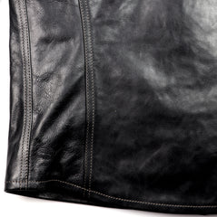 Thedi Phenix Cafe Racer Jacket, size XL, Black Buffalo
