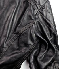 Thedi Phenix Cafe Racer Jacket, size XL, Black Buffalo