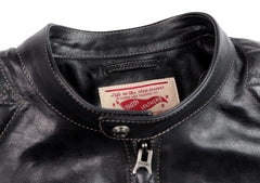 Thedi Phenix Cafe Racer Jacket, size XL, Black Buffalo
