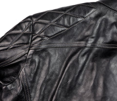 Thedi Phenix Cafe Racer Jacket, size XL, Black Buffalo