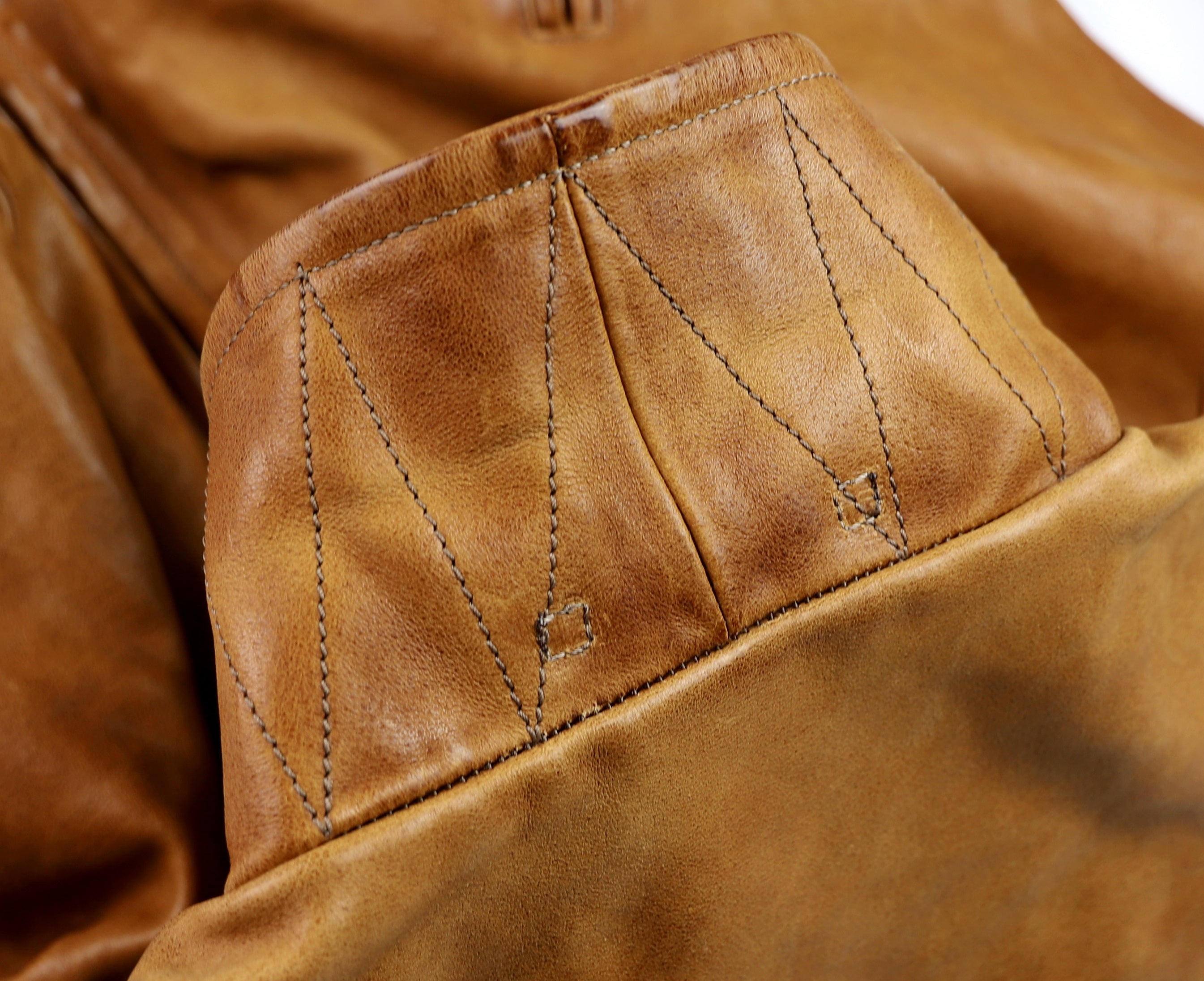 Thedi Markos Zip-Up Shawl Collar Jacket, size 3XL, Cuoio Buffalo