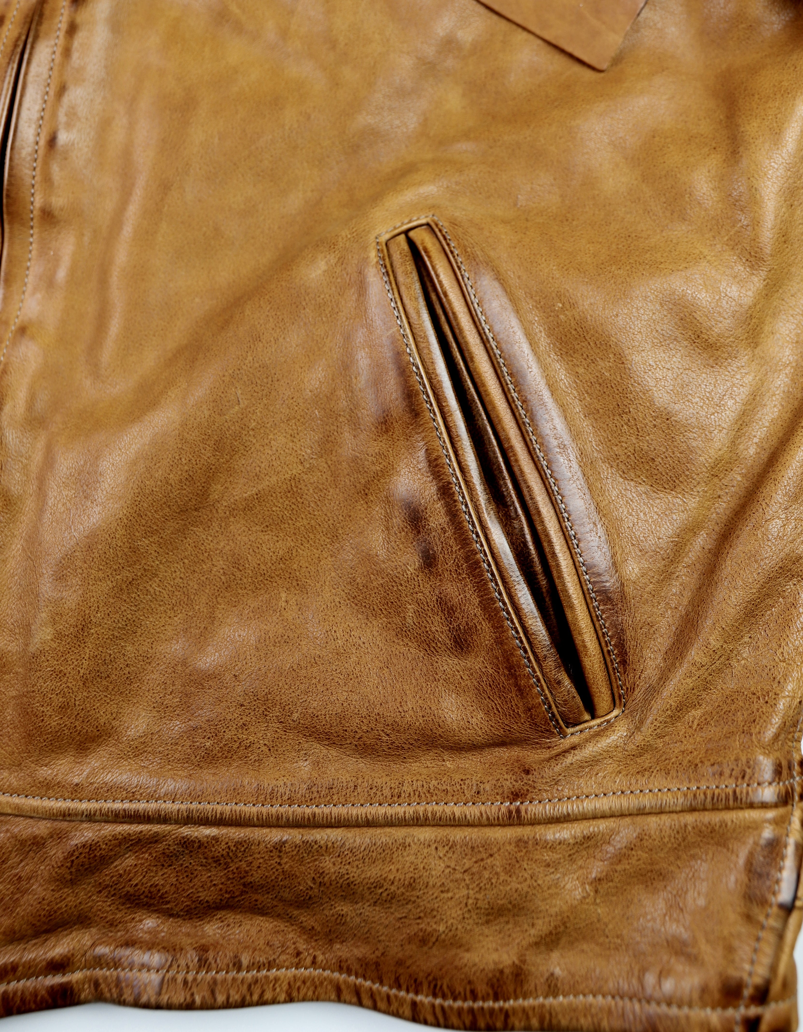 Thedi Markos Zip-Up Shawl Collar Jacket, size 3XL, Cuoio Buffalo