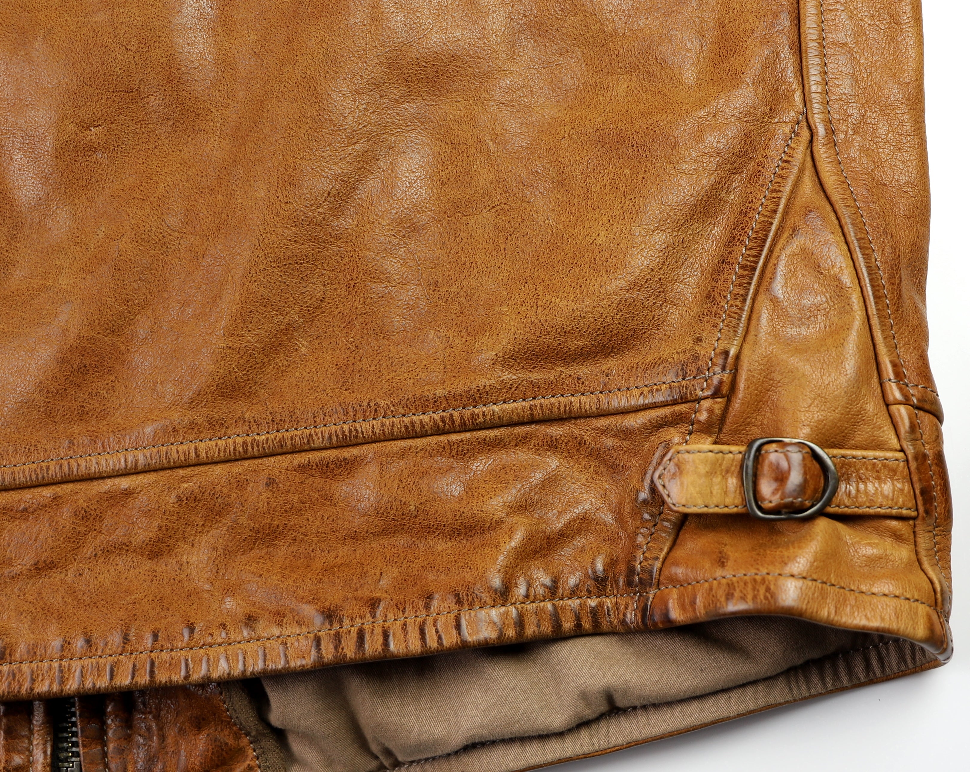 Thedi Markos Zip-Up Shawl Collar Jacket, size 3XL, Cuoio Buffalo