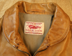 Thedi Zip-Up Markos Jacket, size Large, Cuoio Buffalo