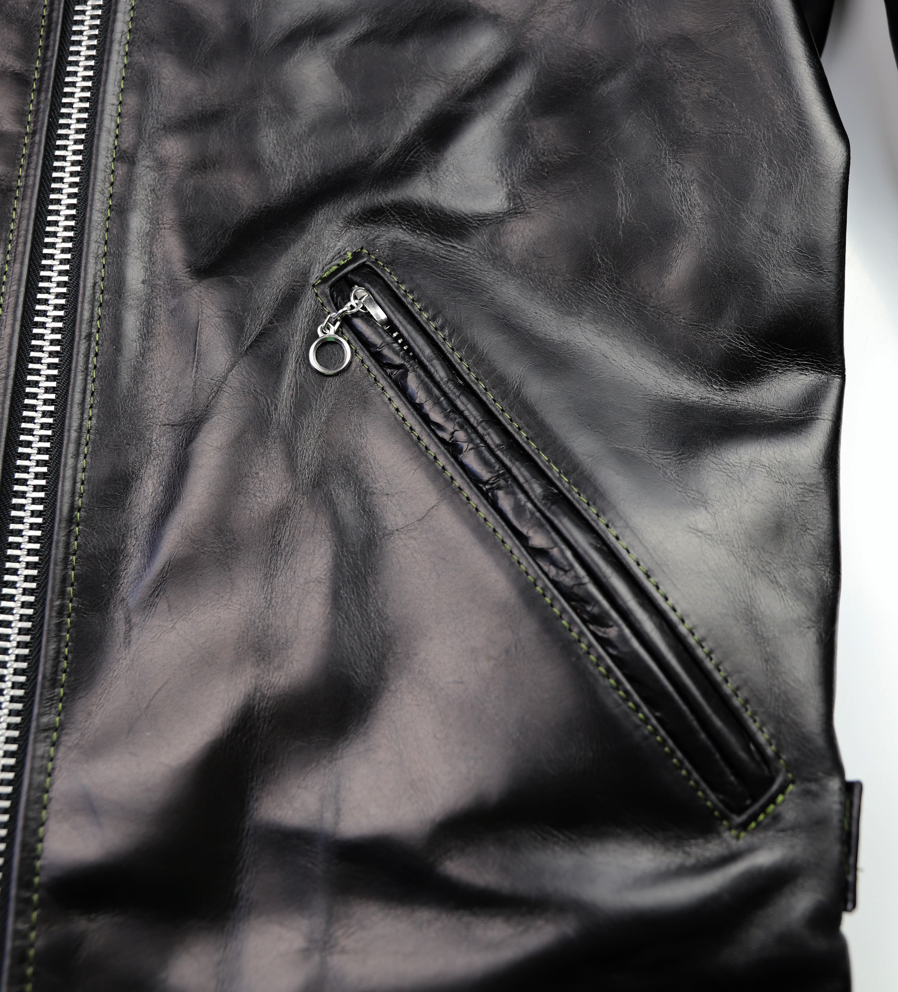 Vanson Agent X Slim Fit Cafe Racer, Black Bainbridge, size Small